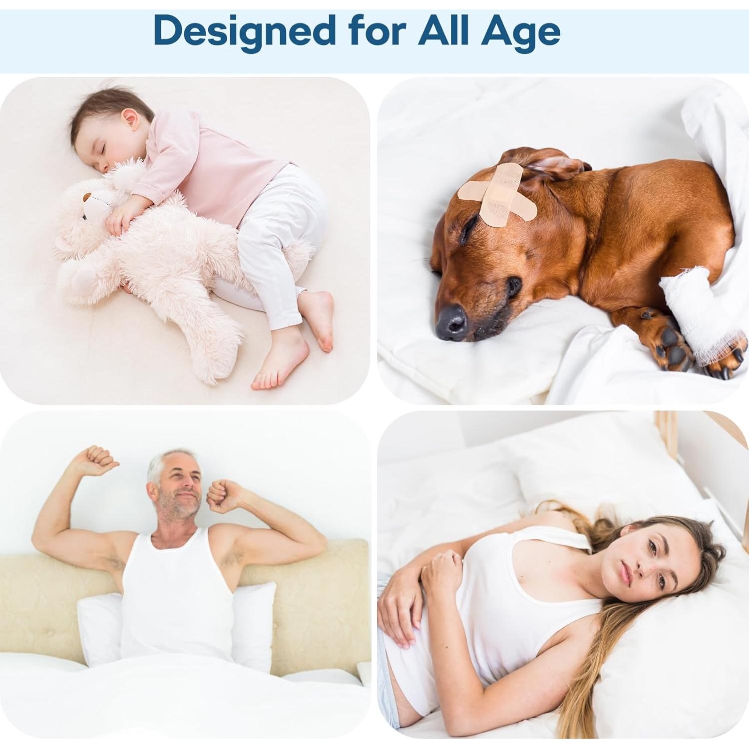 Paquete de 2 almohadillas impermeables BHVESLL 91x137 cm