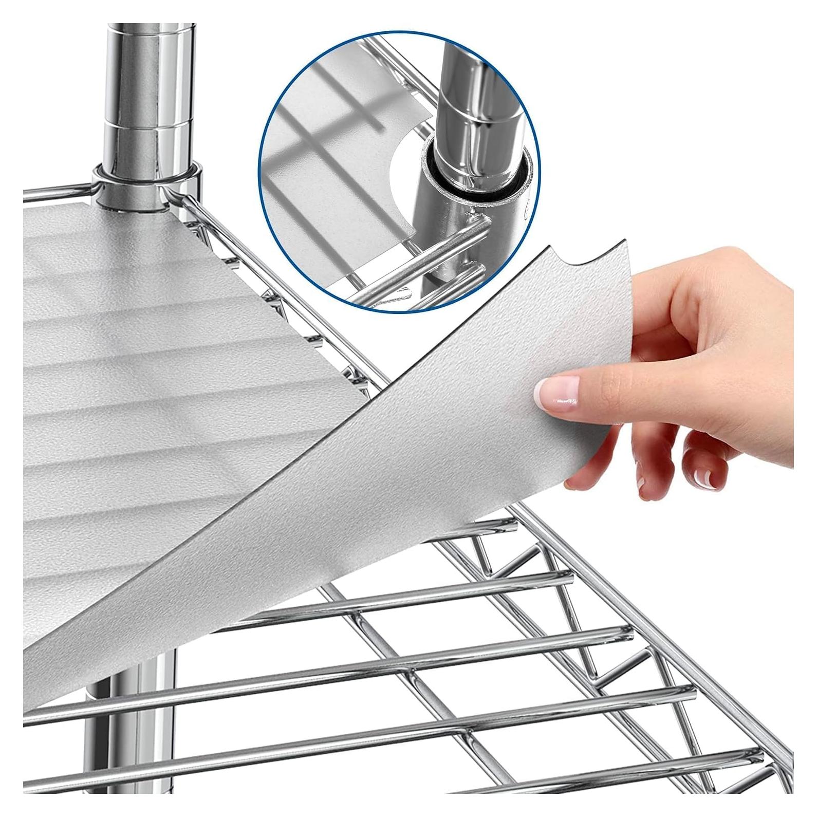 Forros de Estante Sterling Transparentes 5 Piezas 29 x 54 cm