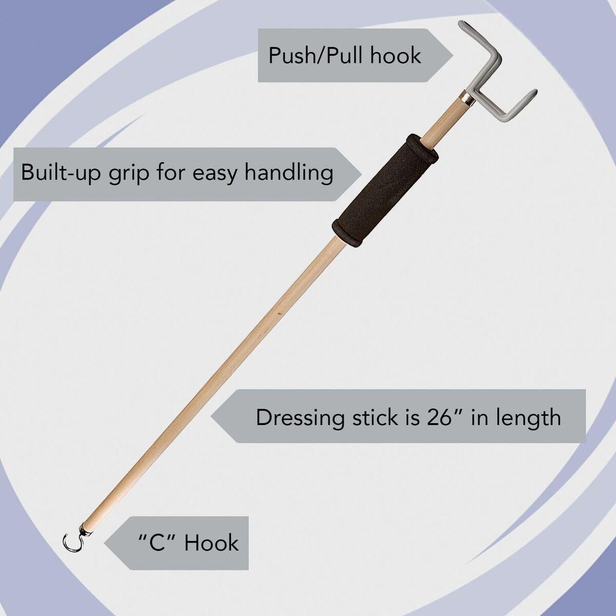 Palo para Vestirse Deluxe Sammons Preston 66 cm con Gancho