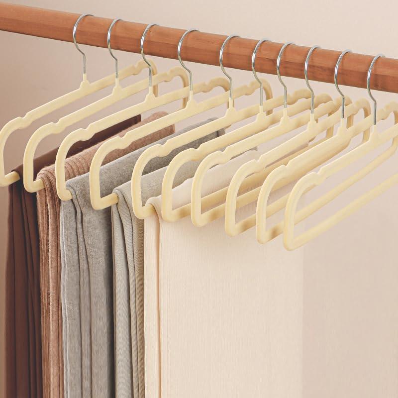 Perchas de Terciopelo BESSER HAUS Paquete de 20 Antideslizantes