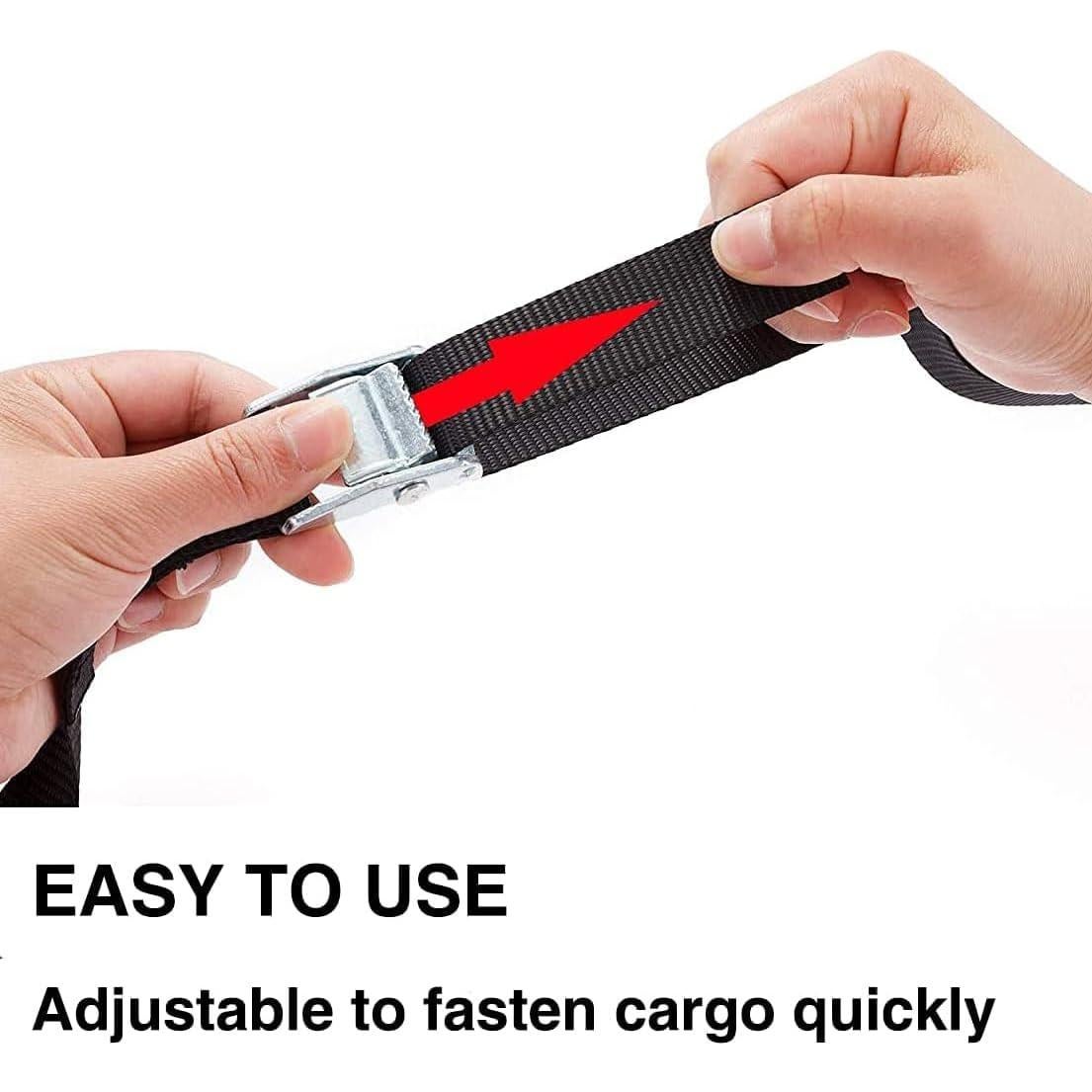 Correas de Sujeción LE KAPMOZ 4 Pcs 4.88m Alta Resistencia