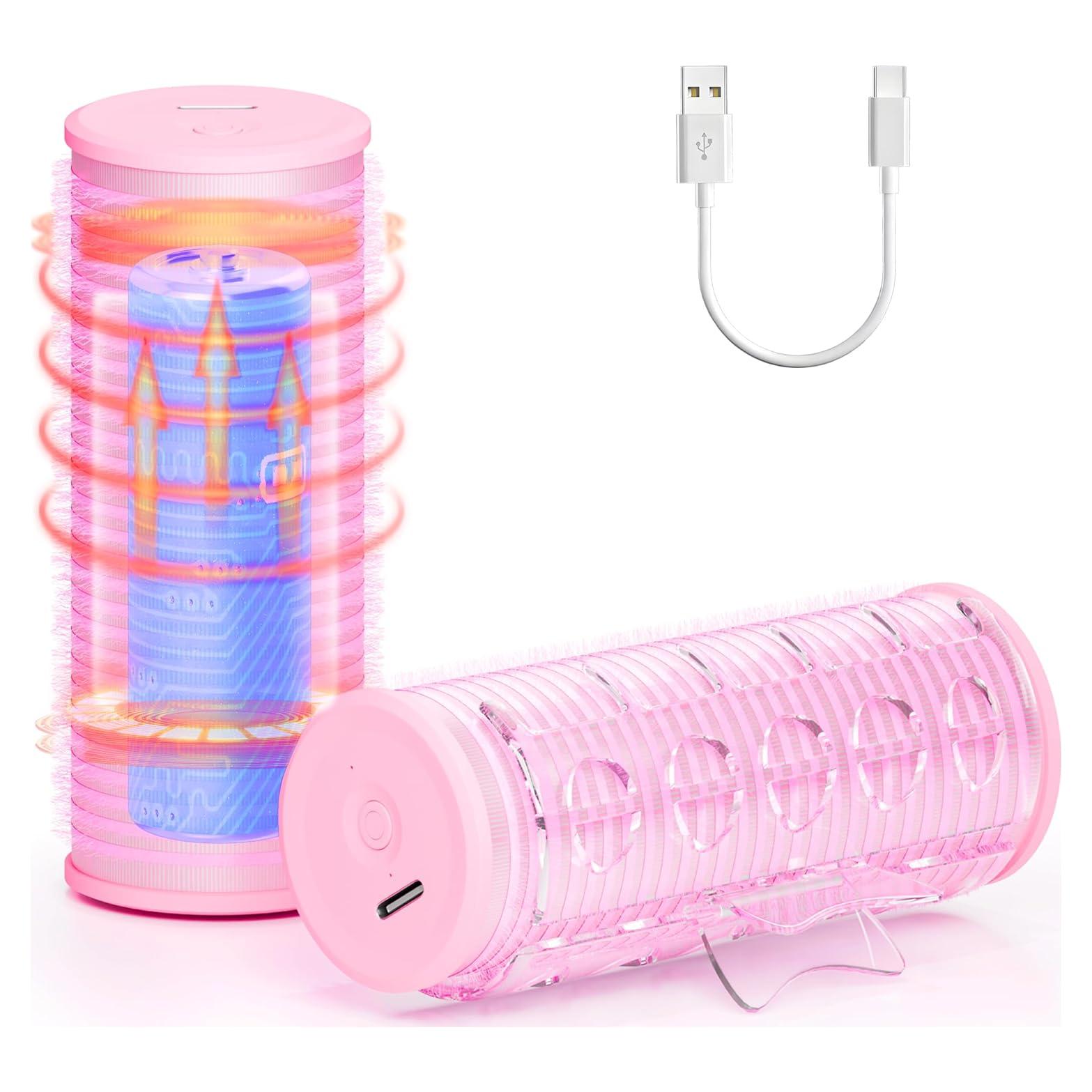 Set de 2 Rizadores de Cabello Inalámbricos JIMEZON Rosa