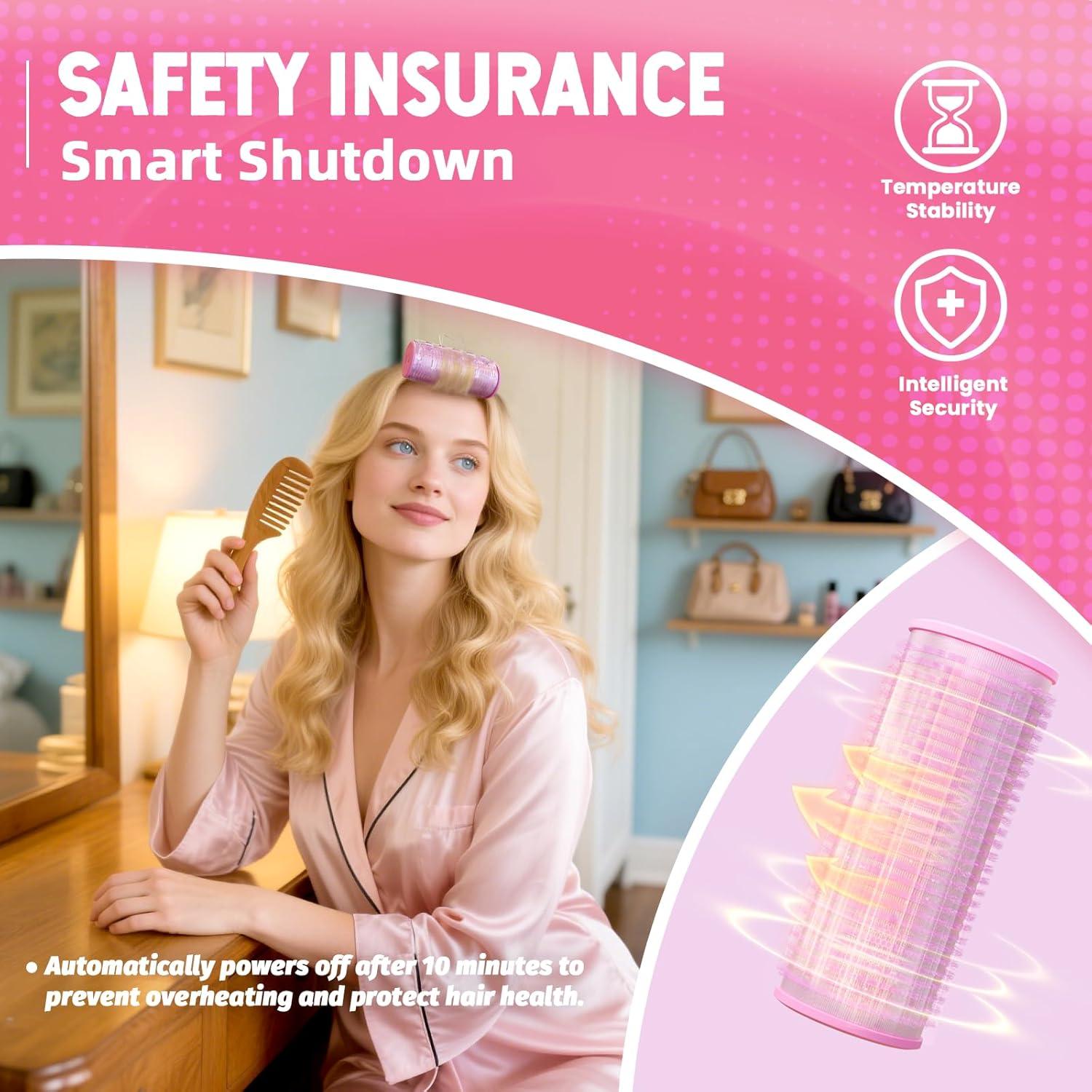 Set de 2 Rizadores de Cabello Inalámbricos JIMEZON Rosa