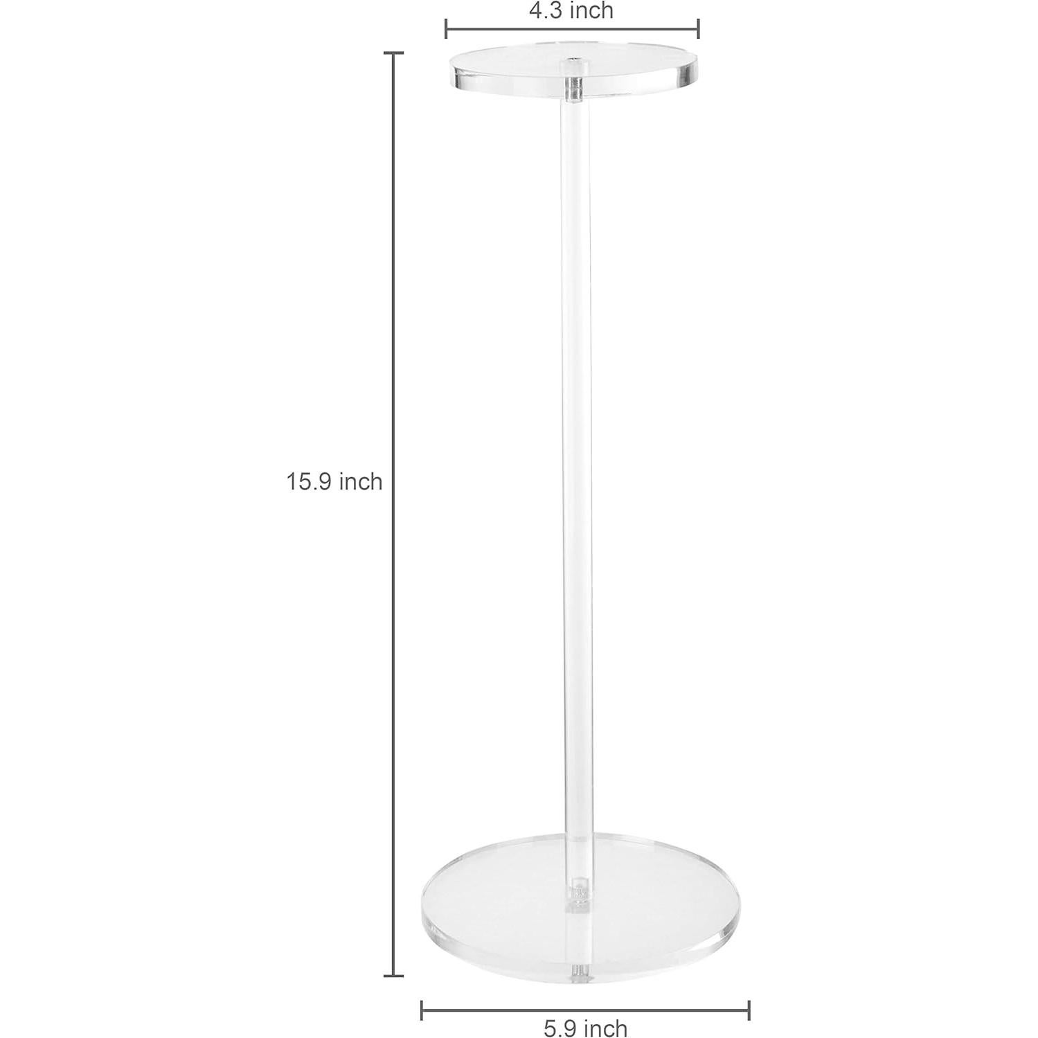 Soporte de Sombreros y Pelucas MyGift Acrílico Transparente 40.64 cm