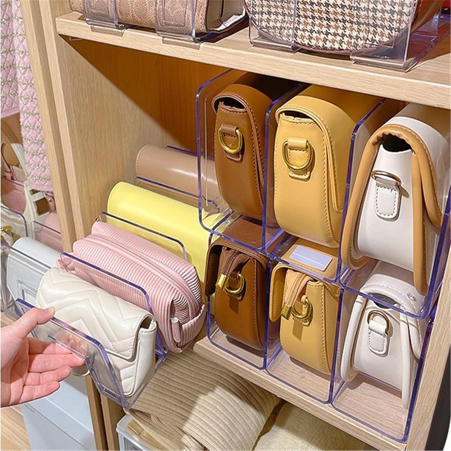 Organizador de Archivos Acrílico YAGELI 4 Secciones Transparente