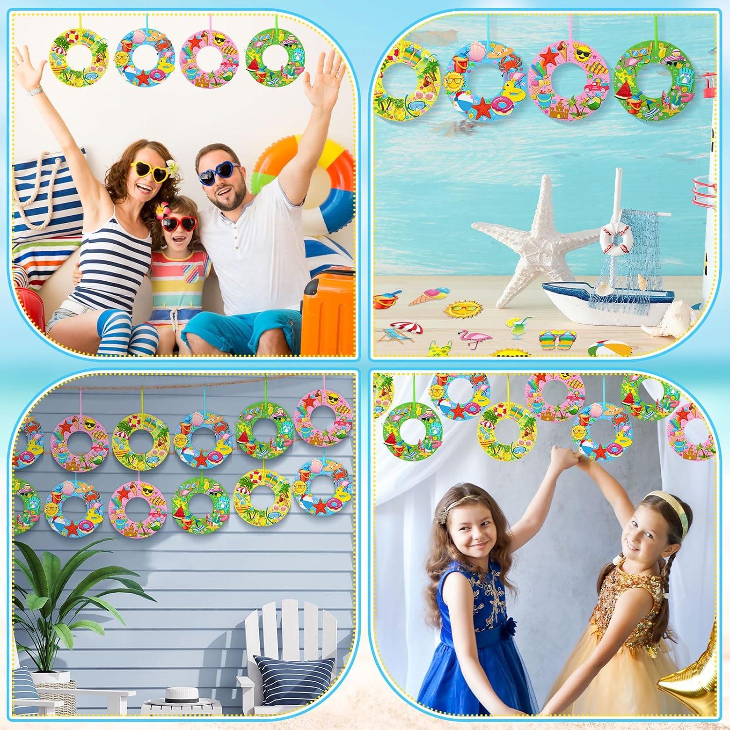 Kit de Manualidades de Verano Suilung - 32 Guirnaldas de Fieltro