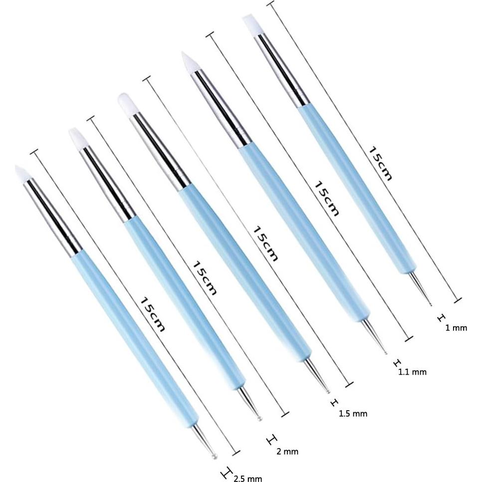 Juego de Herramientas de Esculpido Ecjiuyi 9 Piezas - Punteado y Arcilla