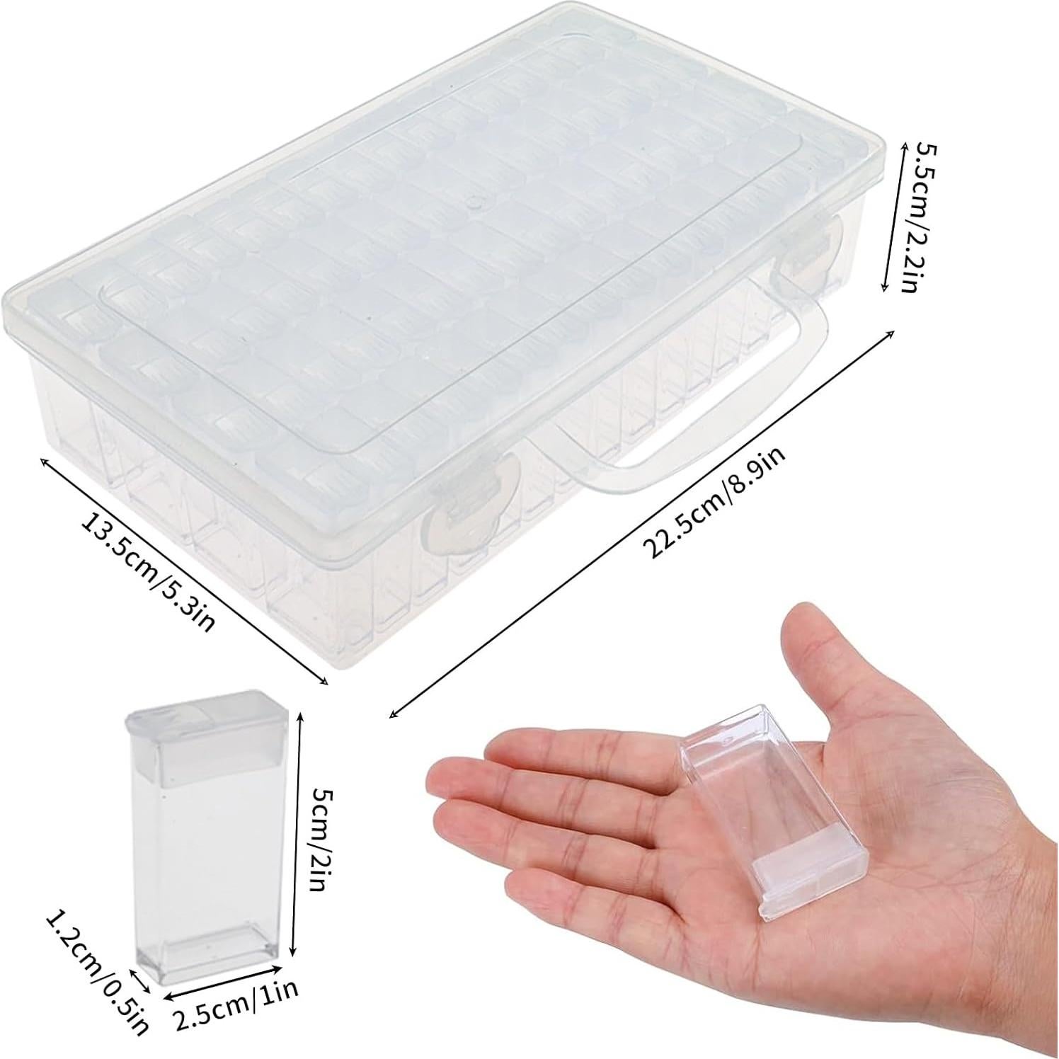 Organizador de Almacenamiento SGHUO 64 Rejillas para Manualidades