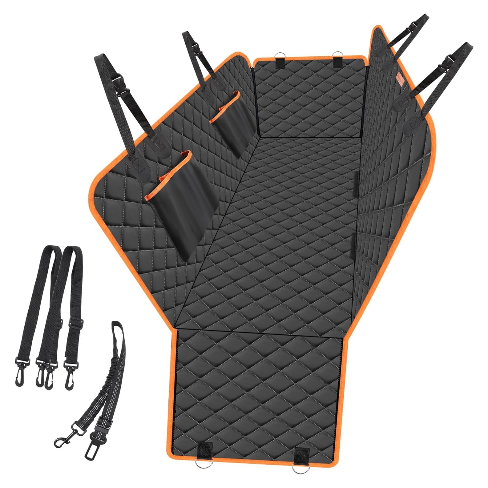 Funda para Asiento de Perro PUMUALULU Negra 137x147 cm Impermeable