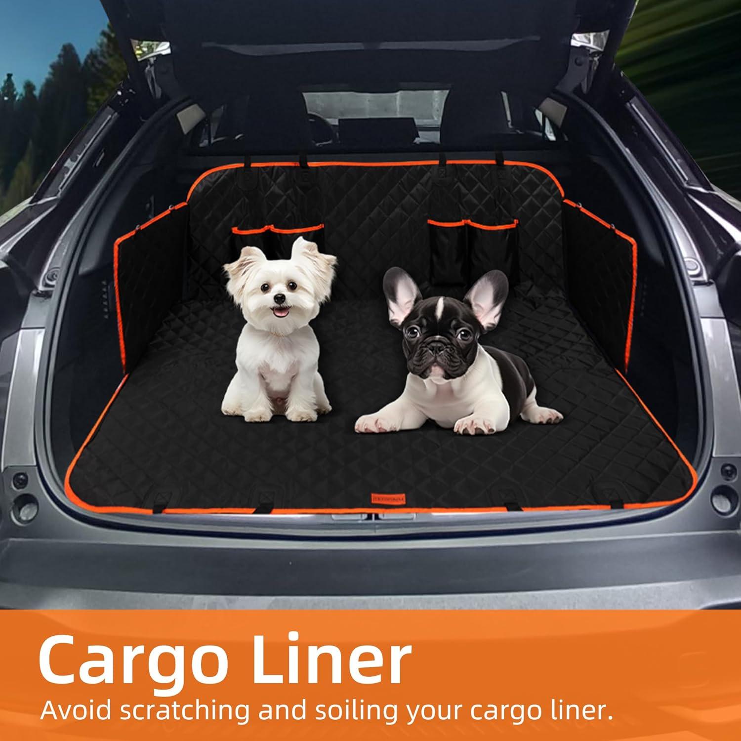 Funda para Asiento de Perro PUMUALULU Negra 137x147 cm Impermeable