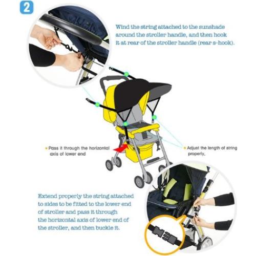 Sombra Solar Manito para Carritos y Asientos de Auto UPF 50+