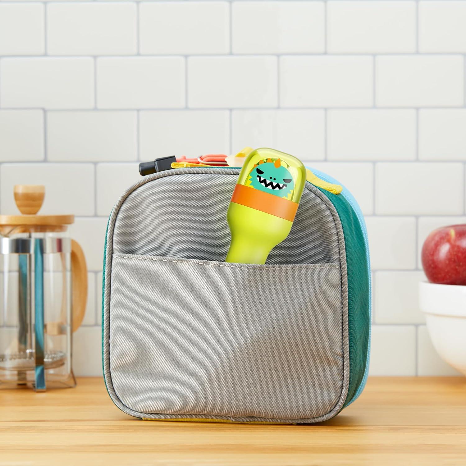 Juego de Utensilios Portátil ZOKU para Niños - Acero Inoxidable