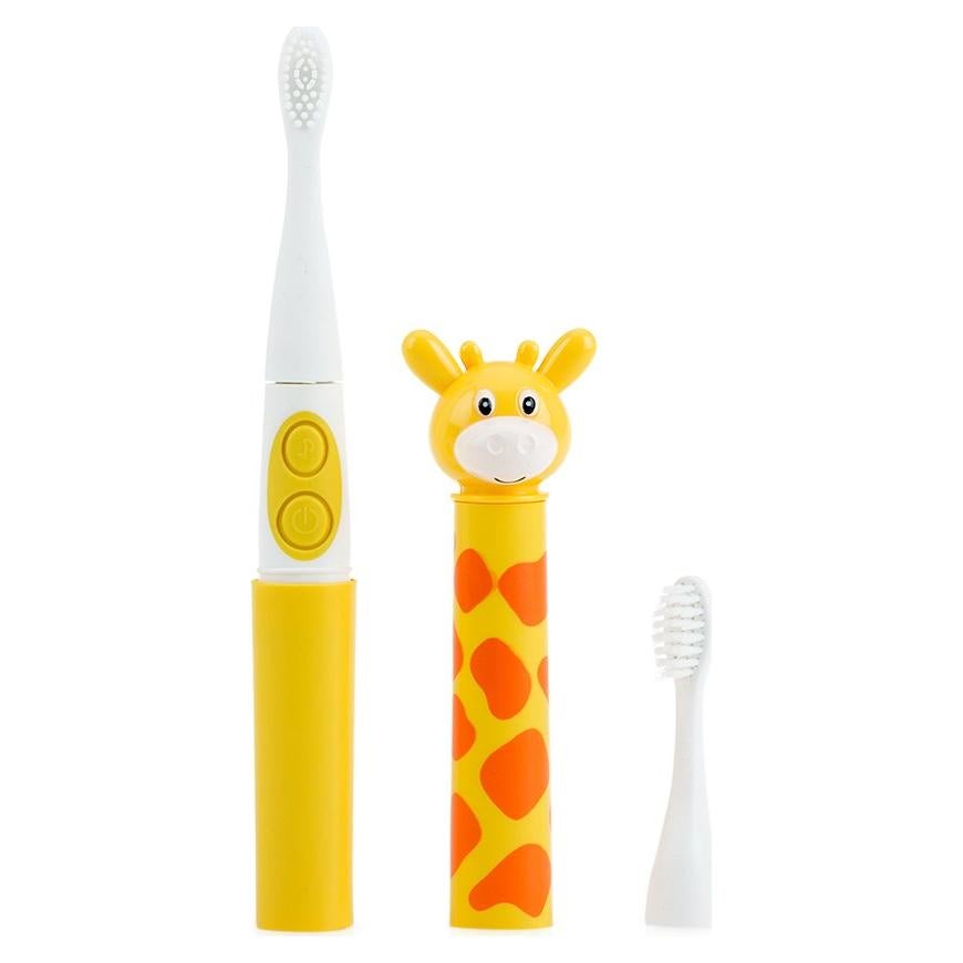 Cepillo de Dientes Eléctrico Nuby Jirafa con Vibración y Temporizador