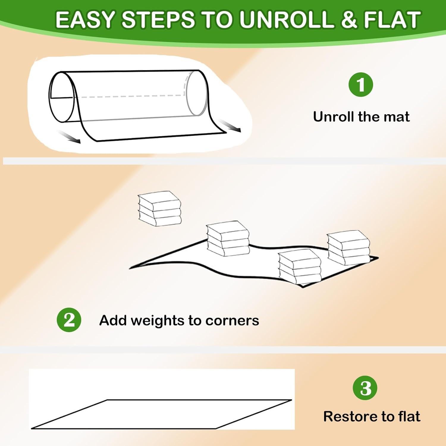 Alfombrilla de Rascado para Conejos Mooydee 40x30 cm Beige 2 Pzas