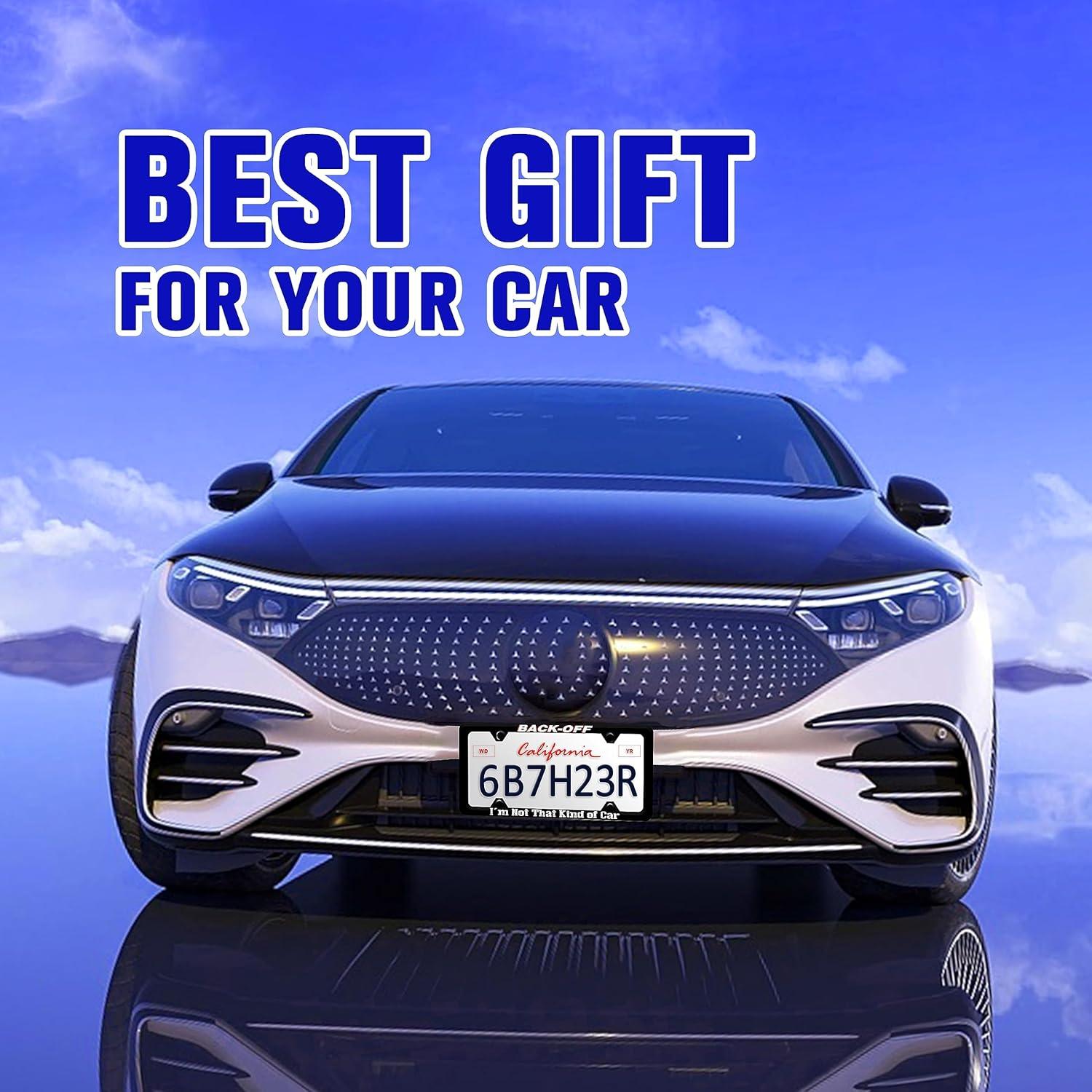 Marco de Placa de Licencia RTINRAN Acero Inoxidable 30.48x15.24 cm