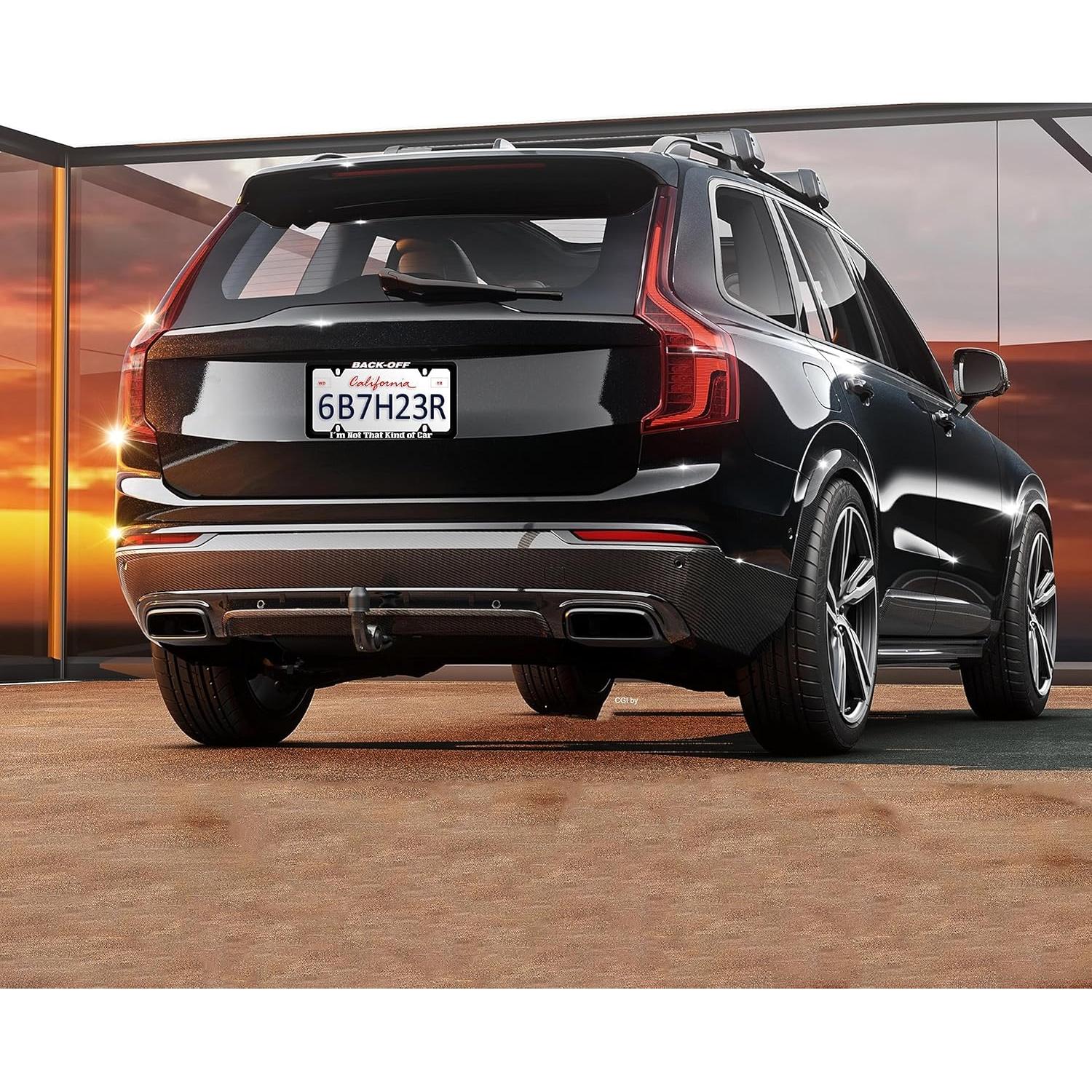 Marco de Placa de Licencia RTINRAN Acero Inoxidable 30.48x15.24 cm