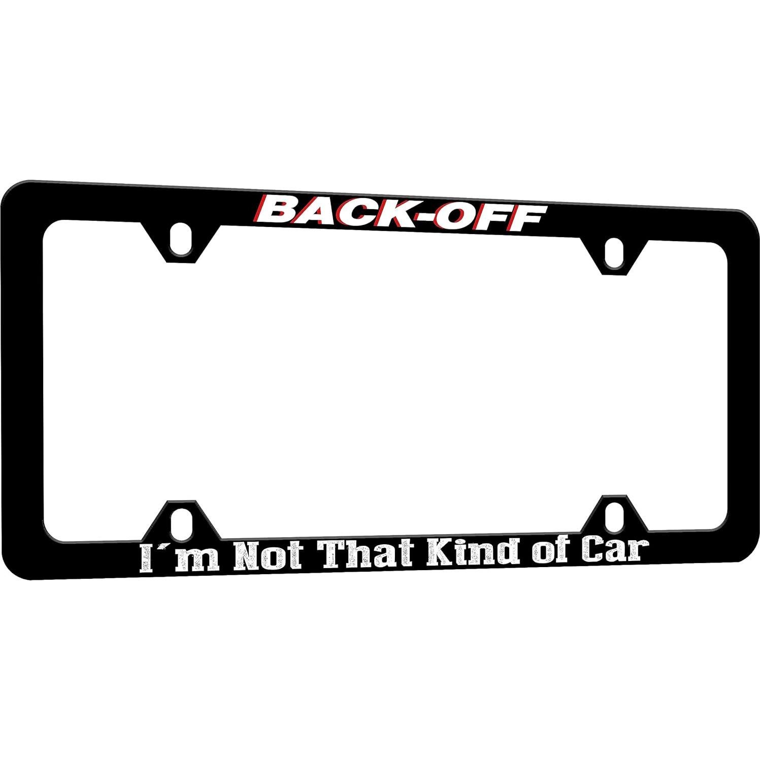 Marco de Placa de Licencia RTINRAN Acero Inoxidable 30.48x15.24 cm