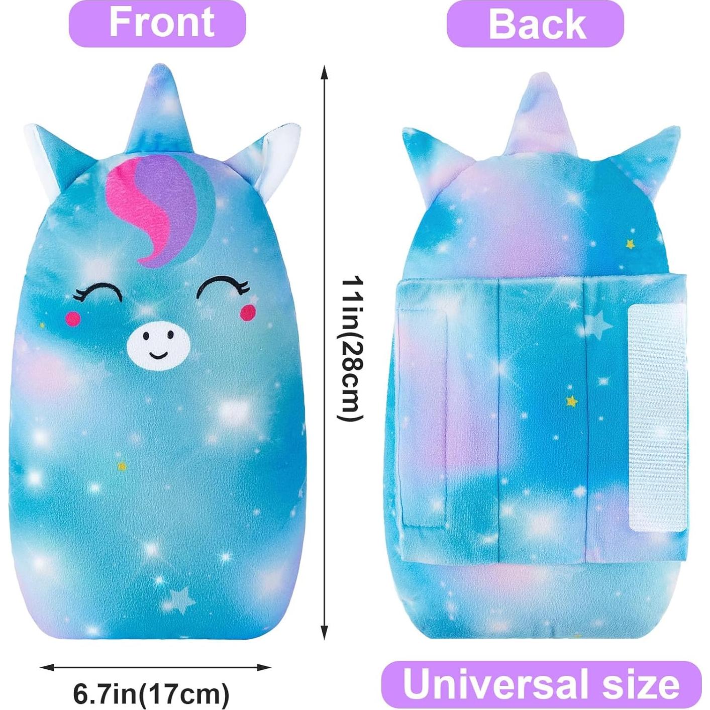 Almohada de Cinturón de Seguridad FIODAY Unicornio Verde Aqua