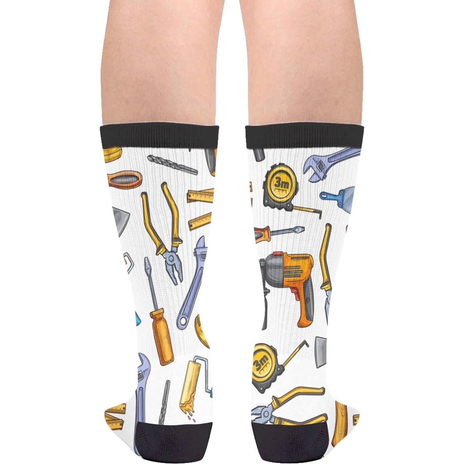 Calcetines Divertidos de Pato Worltoldb Talla Única Color Negro y Blanco