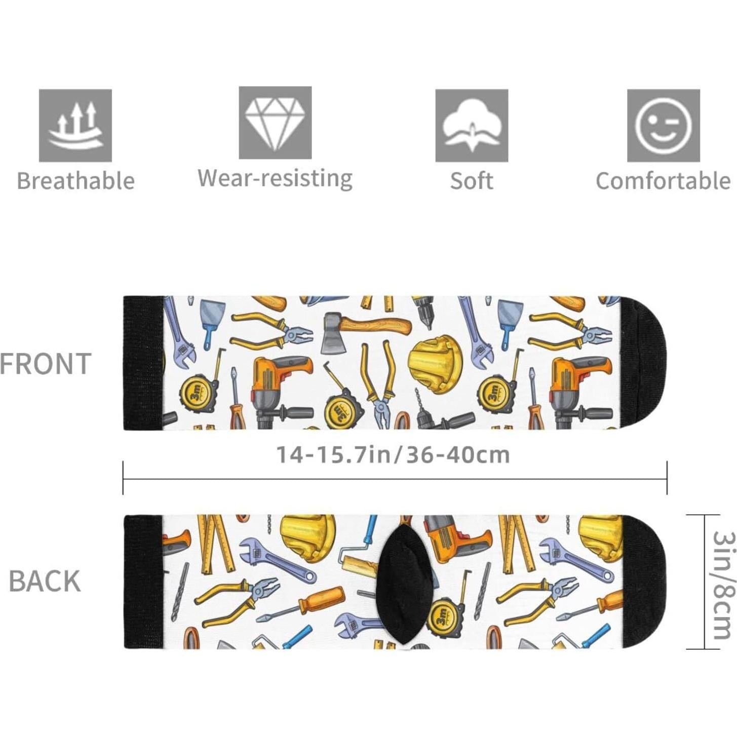 Calcetines Divertidos de Pato Worltoldb Talla Única Color Negro y Blanco