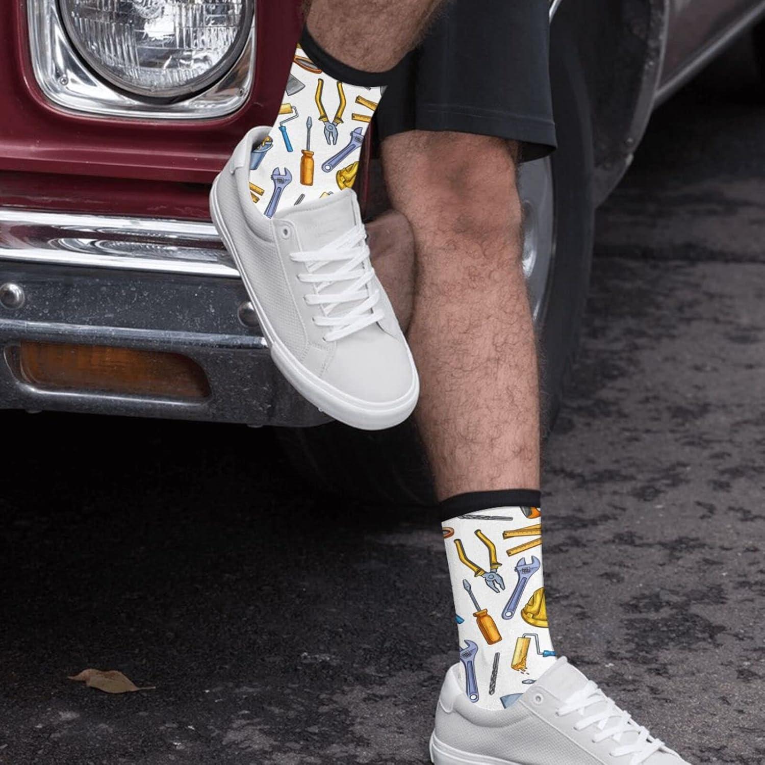 Calcetines Divertidos de Pato Worltoldb Talla Única Color Negro y Blanco