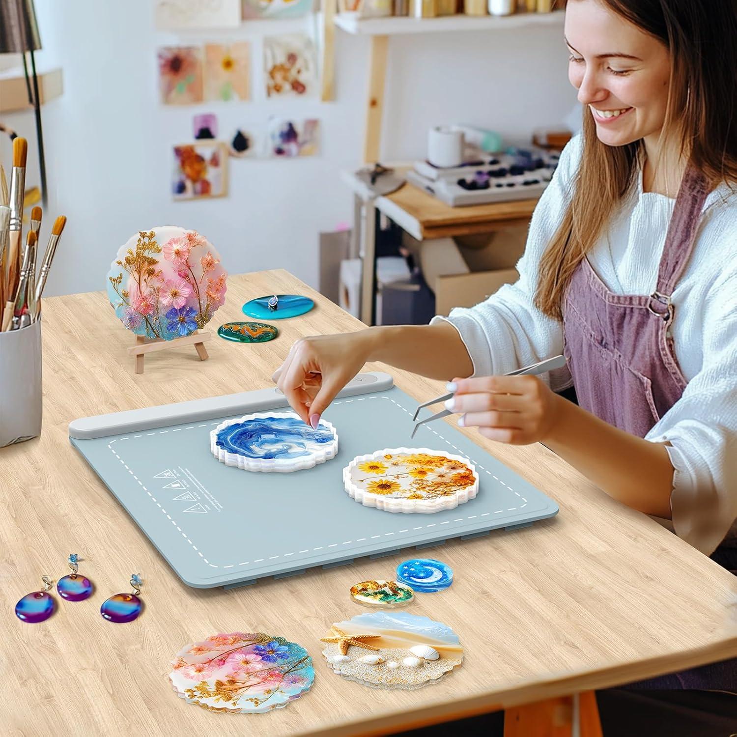 Alfombrilla de Calentamiento Alldeer 500W para Resina 40x36.8cm