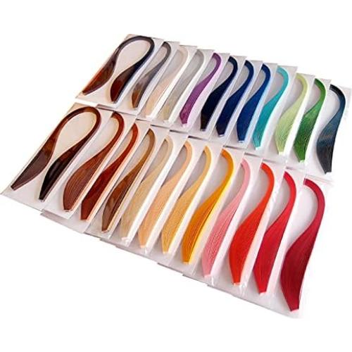 Tiras de Papel Quilling Verde Pestal 3mm 5mm 10mm 120pcs