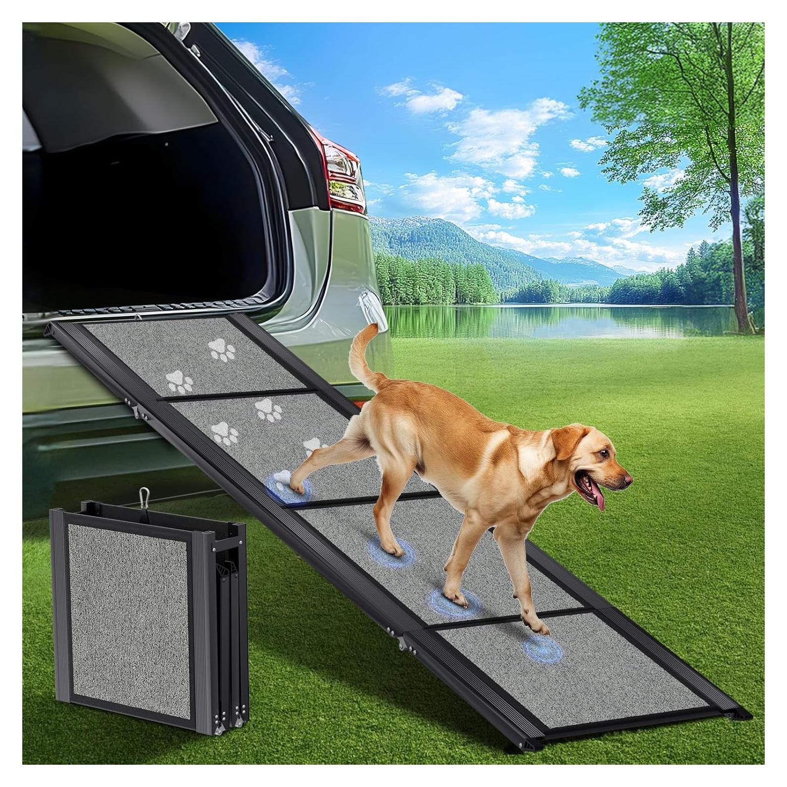 Rampa Plegable para Perros GAOYITK 180 cm Antideslizante 113 kg