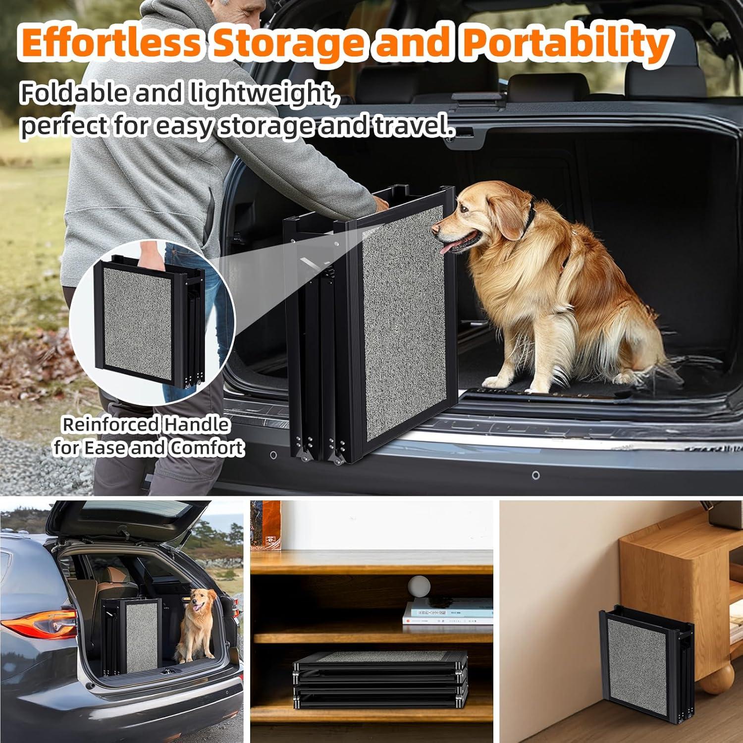 Rampa Plegable para Perros GAOYITK 180 cm Antideslizante 113 kg