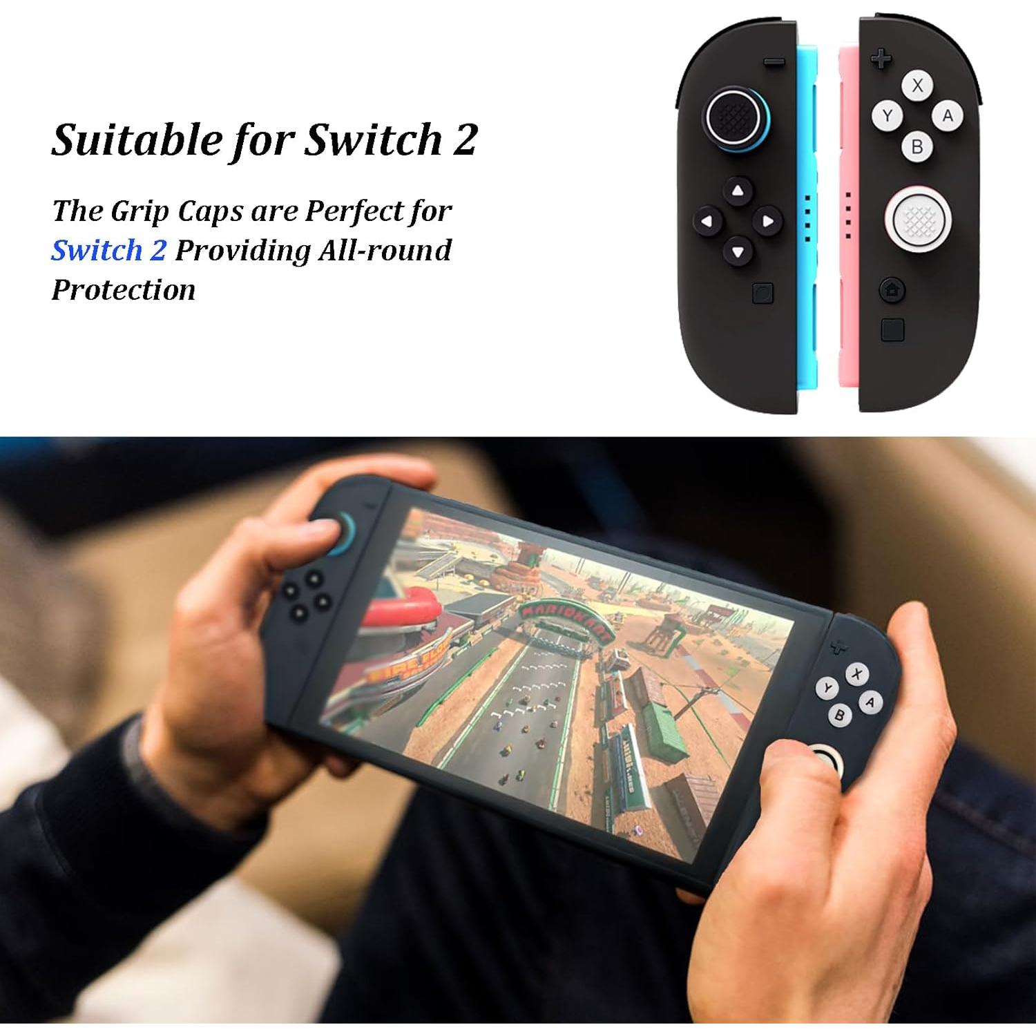 Juego de Tapas de Joystick y Botones D-Pad para Switch 2 LEPEYMDA