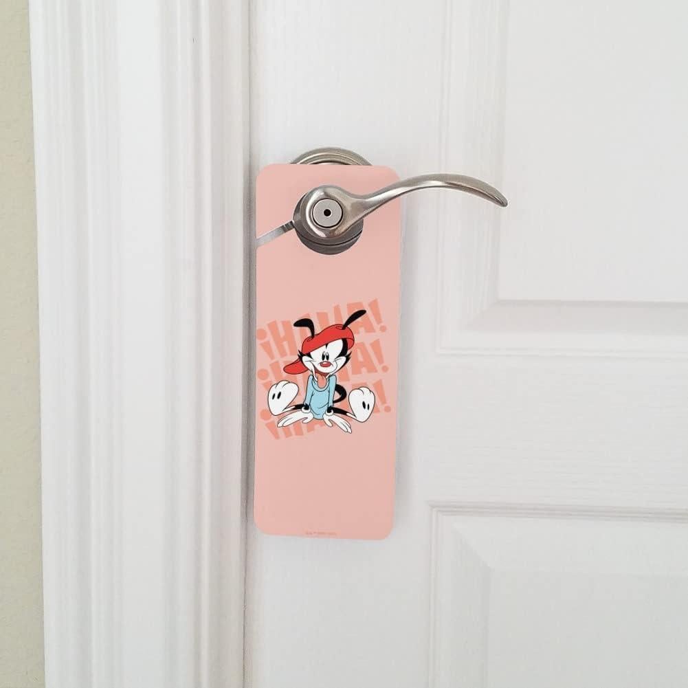 Rótulo de Plástico Animaniacs Wakko para Perilla de Puerta