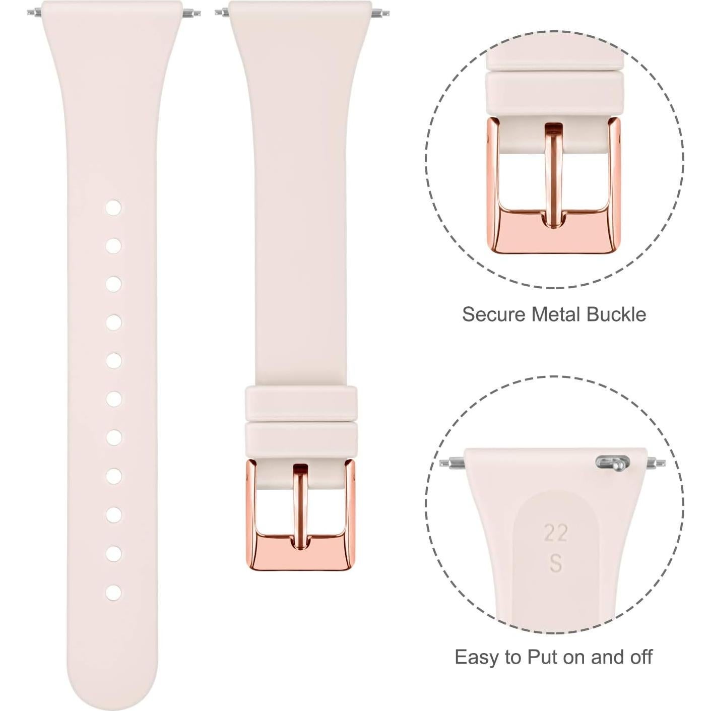 Pack 3 Bandas Silicona Tobfit para Fitbit Versa 2/Versa Lite