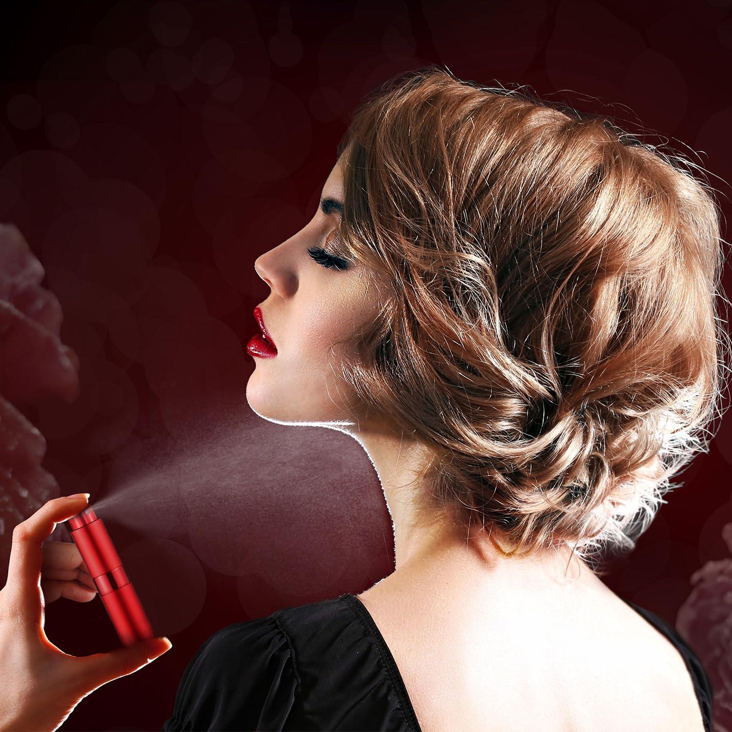 21 Mini Botellas de Perfume Recargables Tessco 8ml Viaje