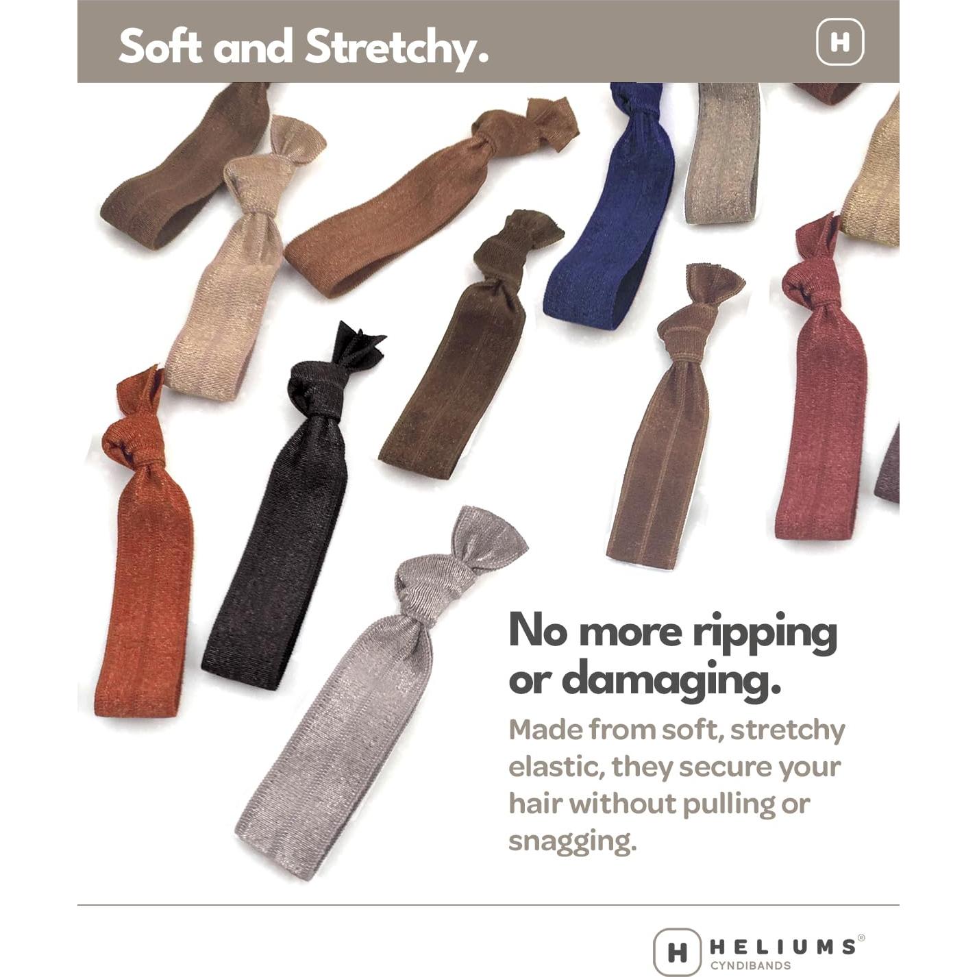 Gomas de Pelo Elásticas Cyndibands - Rubio Ceniza - 6 Unidades