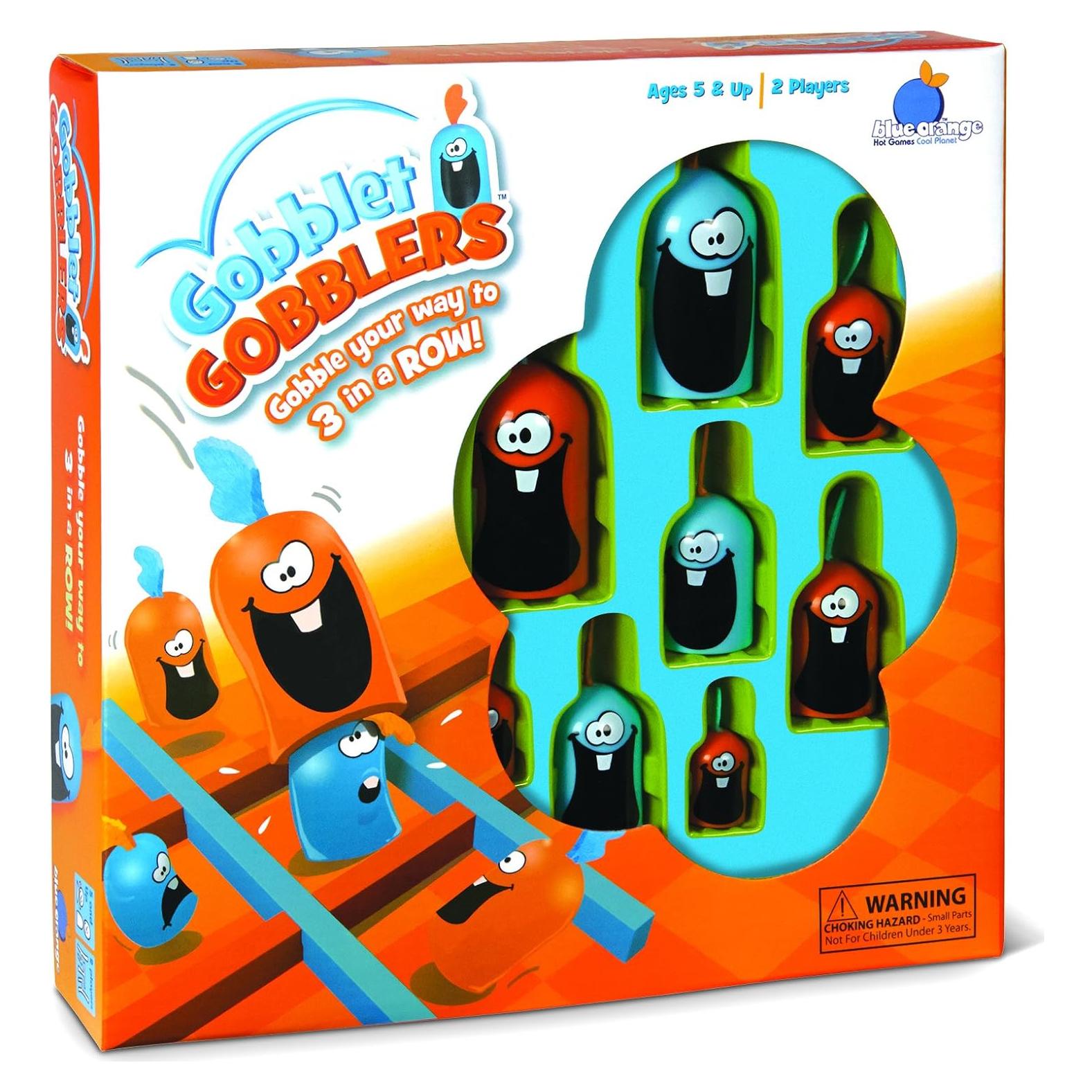 Gobblet Gobblers Blue Orange Juego de Mesa 2 Jugadores 5+