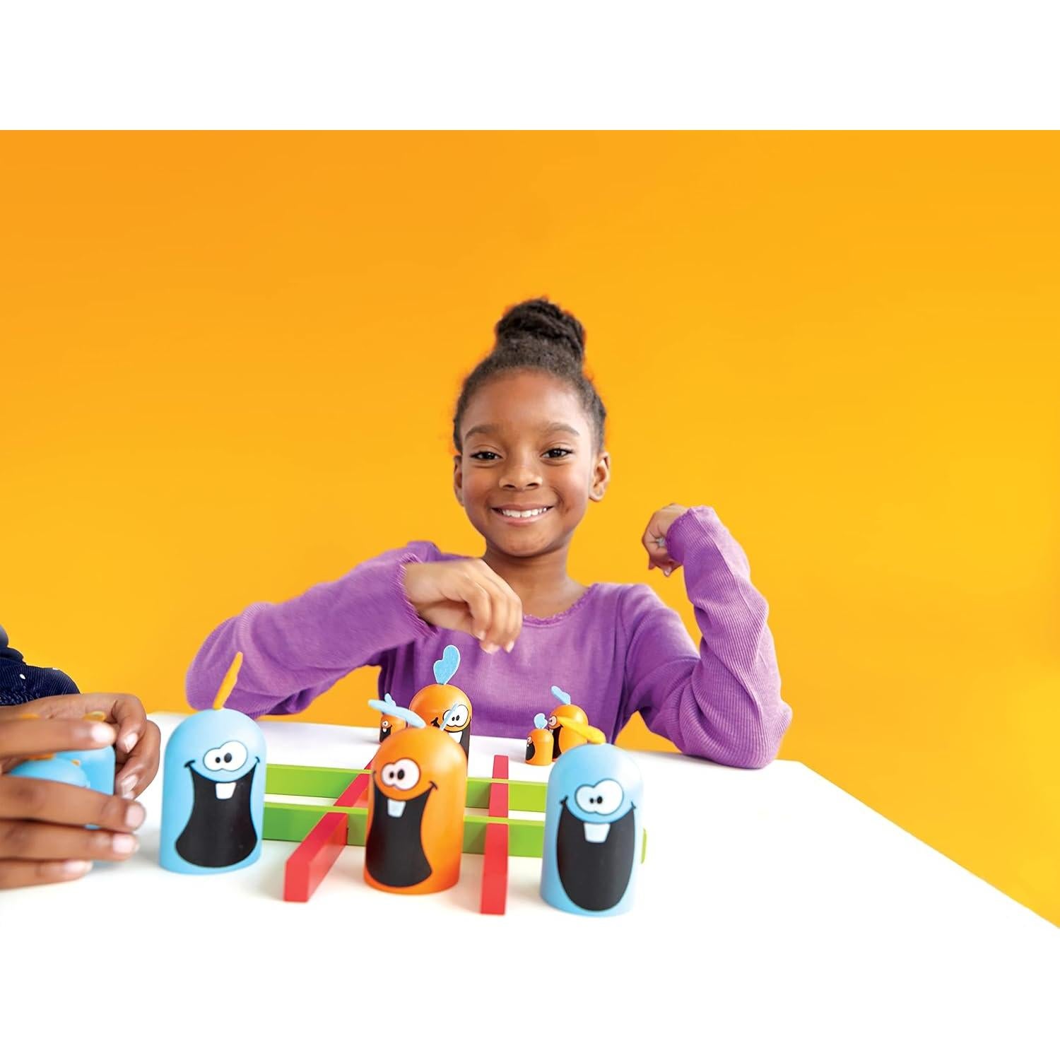 Gobblet Gobblers Blue Orange Juego de Mesa 2 Jugadores 5+