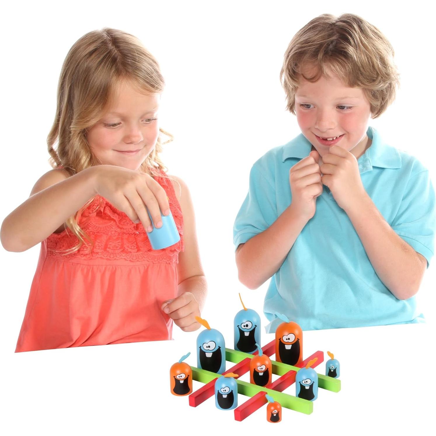 Gobblet Gobblers Blue Orange Juego de Mesa 2 Jugadores 5+