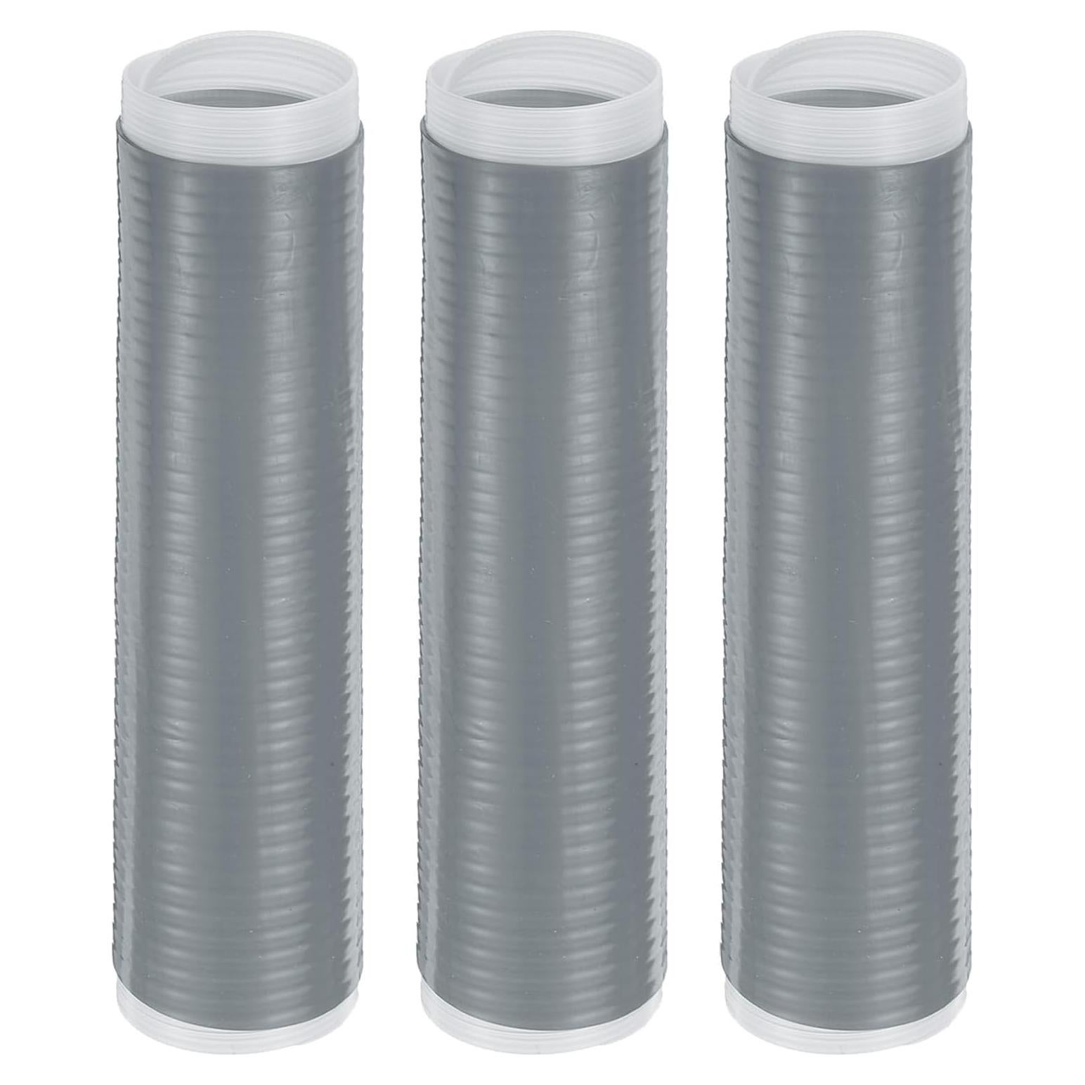 Funda de Mango de Silicona uxcell 3 Pcs Resistente al Calor L