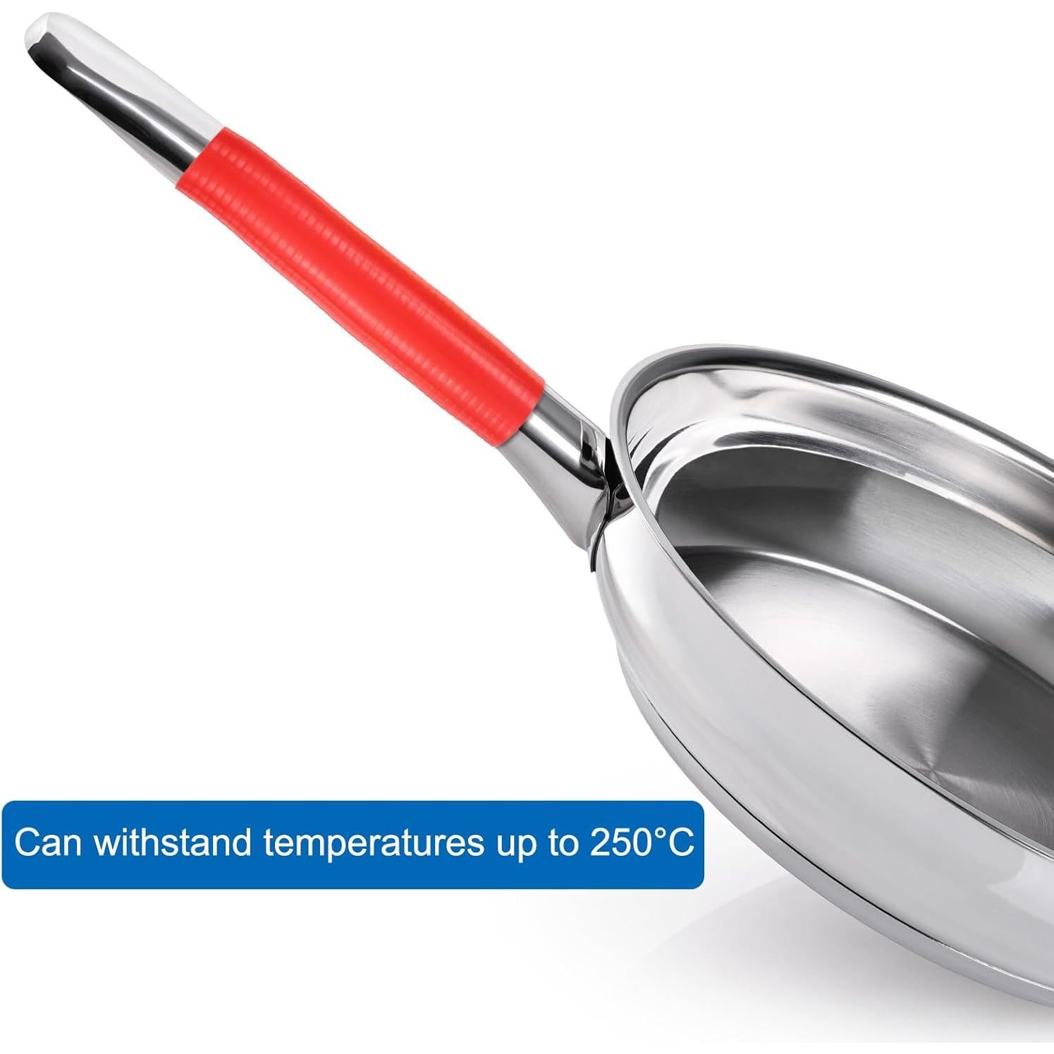 Funda de Mango de Silicona uxcell 3 Pcs Resistente al Calor L