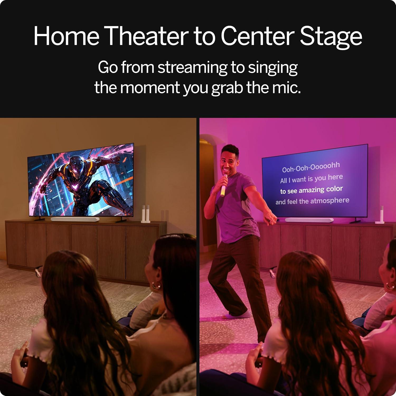 Barra de Sonido VIZIO MicMe 2.1 con Karaoke y Bluetooth