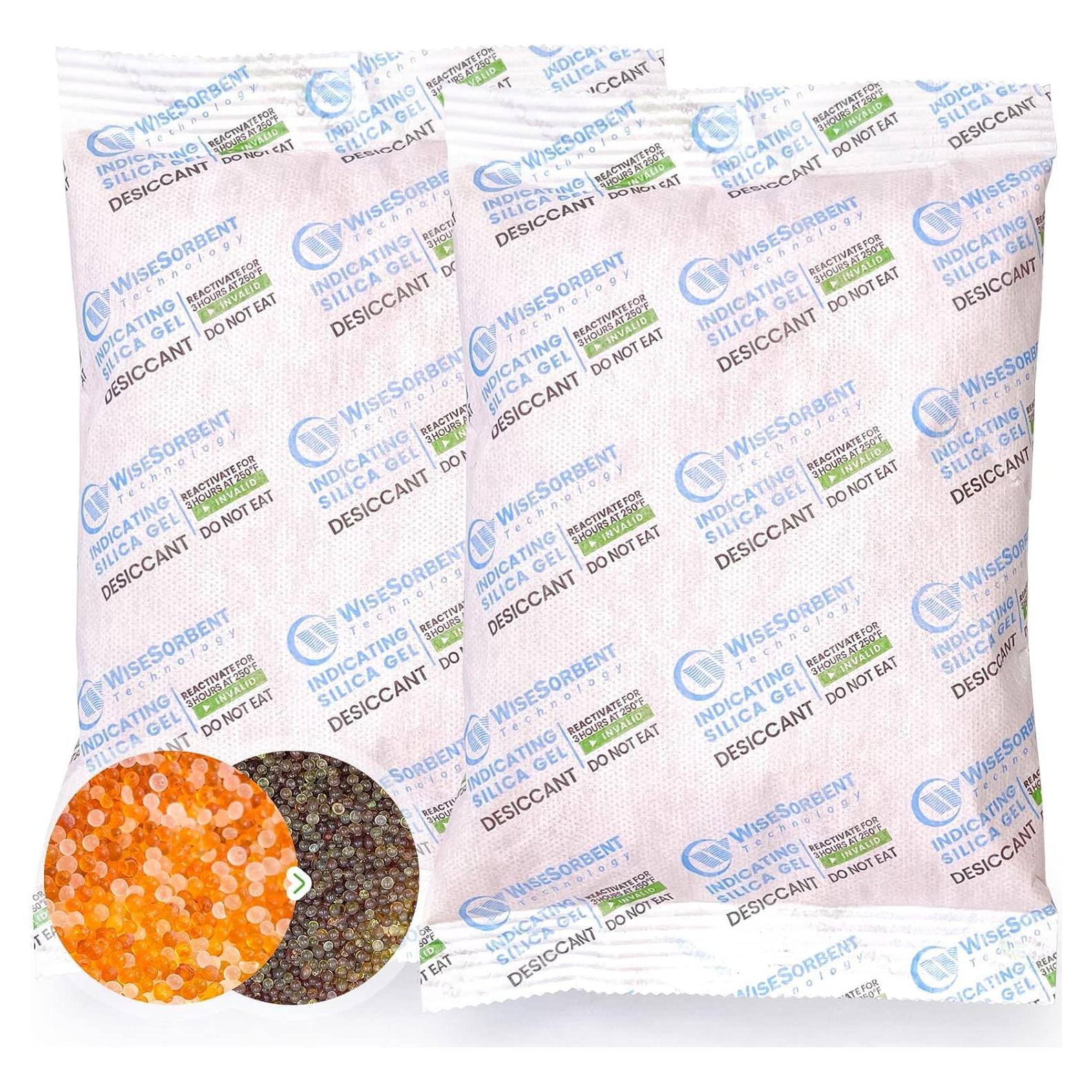 2 Paquetes de Gel de Sílice Deshidratante Wisesorbent 500g