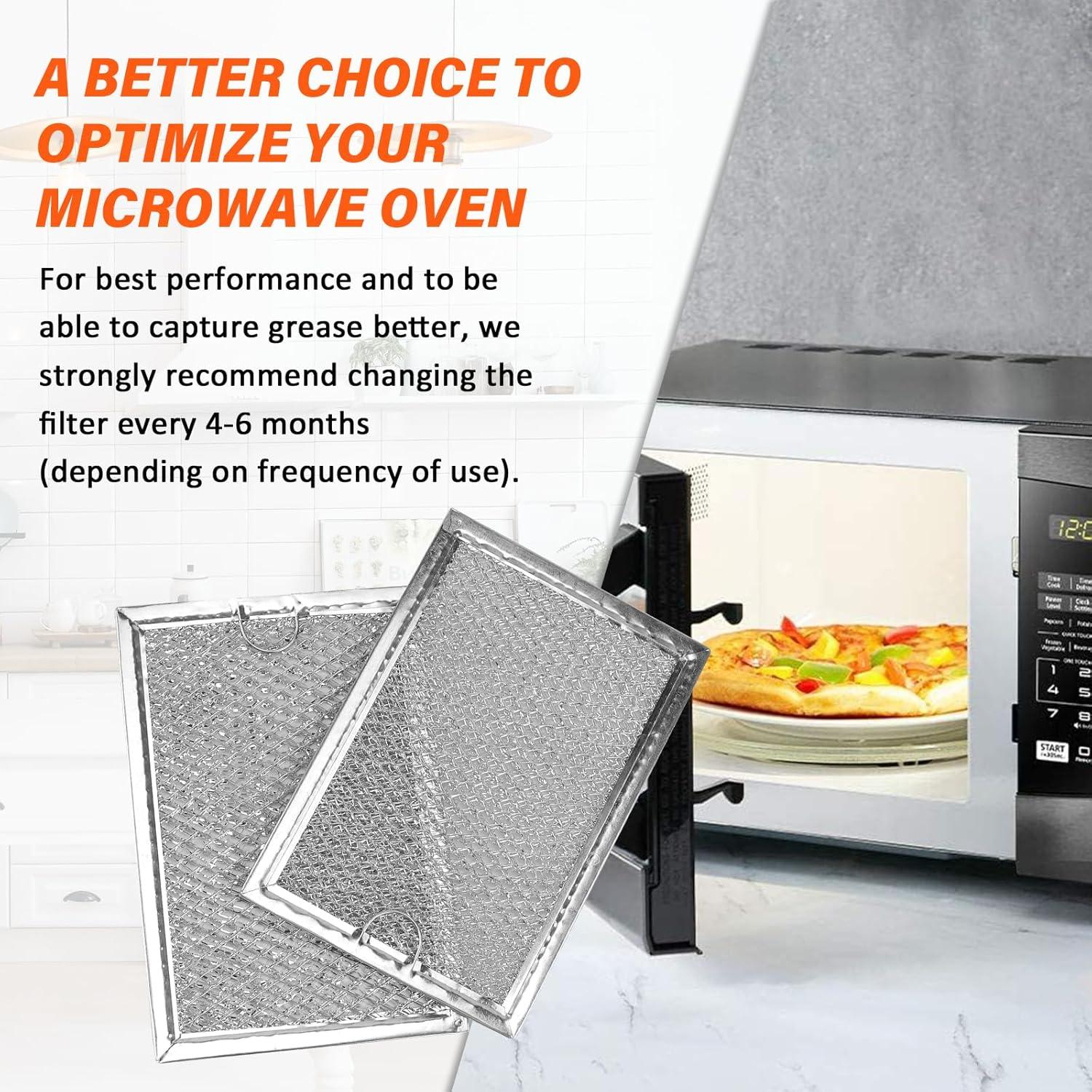 Filtros de grasa para microondas Fetechmate WB06X10309 - 4 Pack