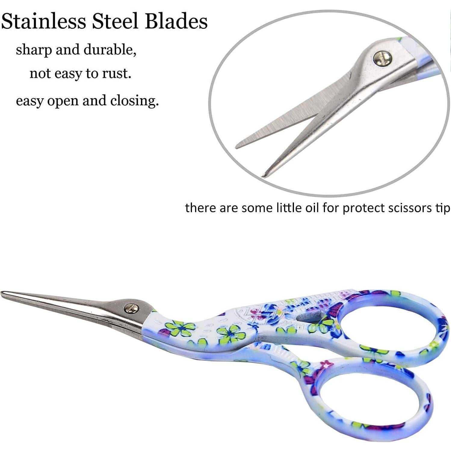 Tijeras pequeñas BIHRTC de 9.14 cm para manualidades y costura