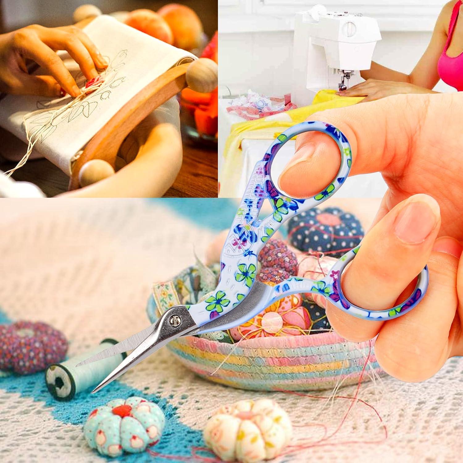 Tijeras pequeñas BIHRTC de 9.14 cm para manualidades y costura