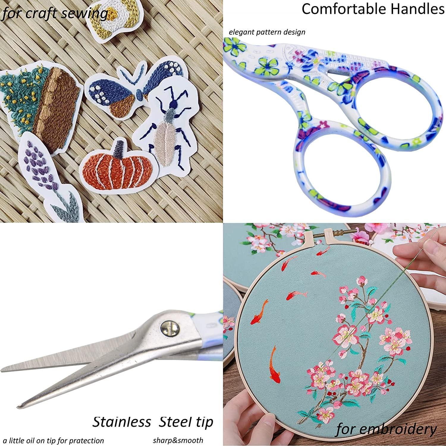 Tijeras pequeñas BIHRTC de 9.14 cm para manualidades y costura