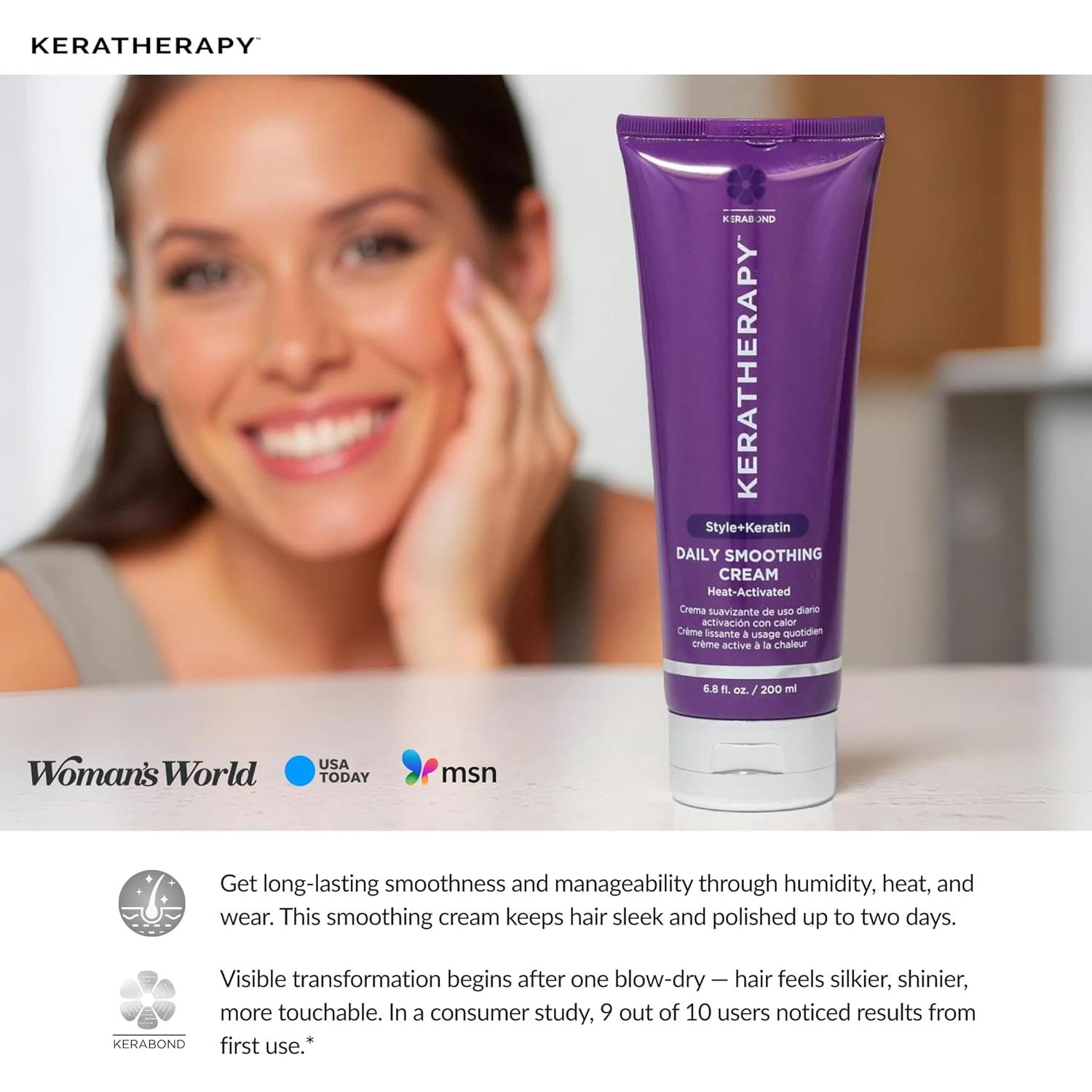 Crema Alisadora Diaria Keratherapy 200 ml con Queratina