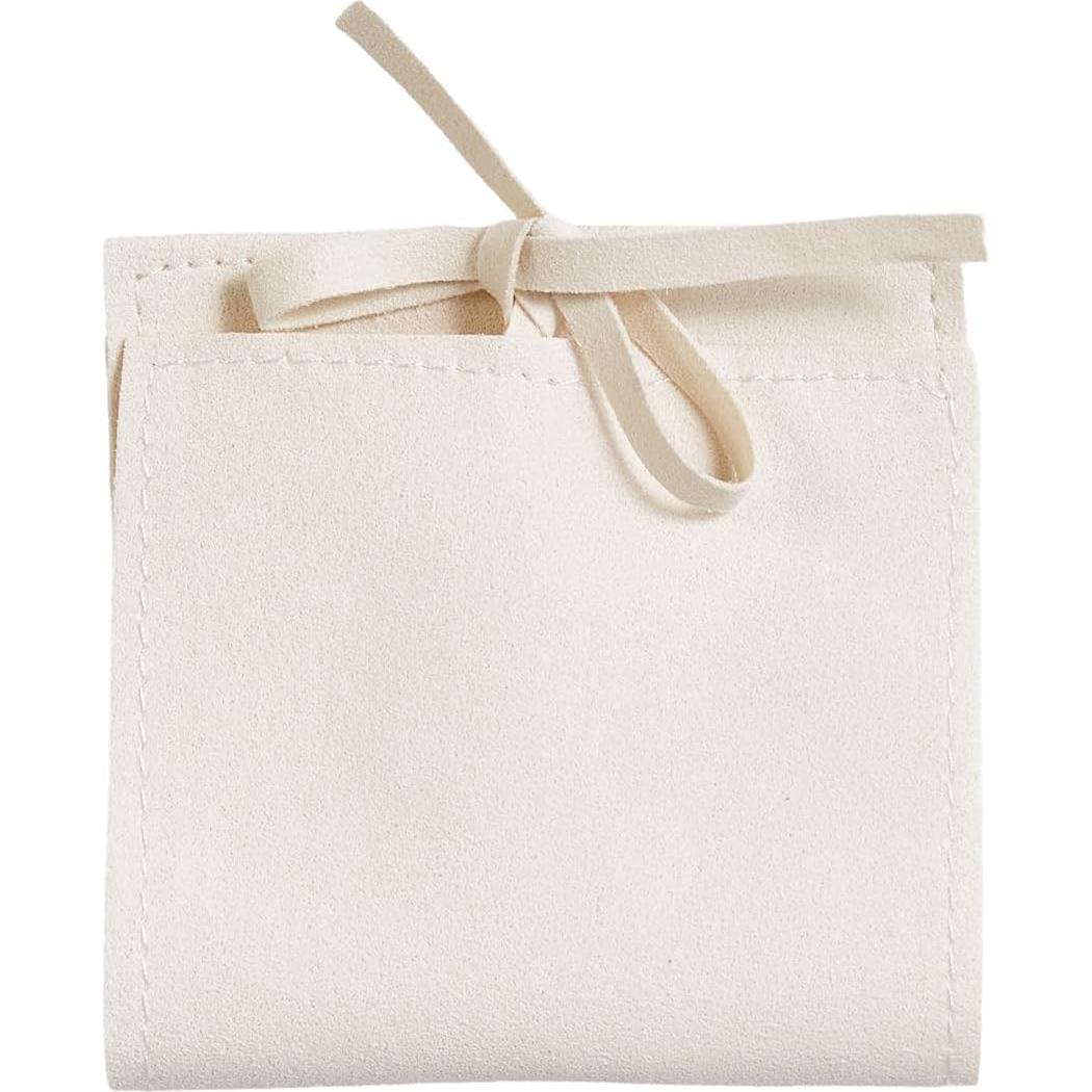 Bolsa de Joyería Microfibra Beige 12 Pcs Yaqulen