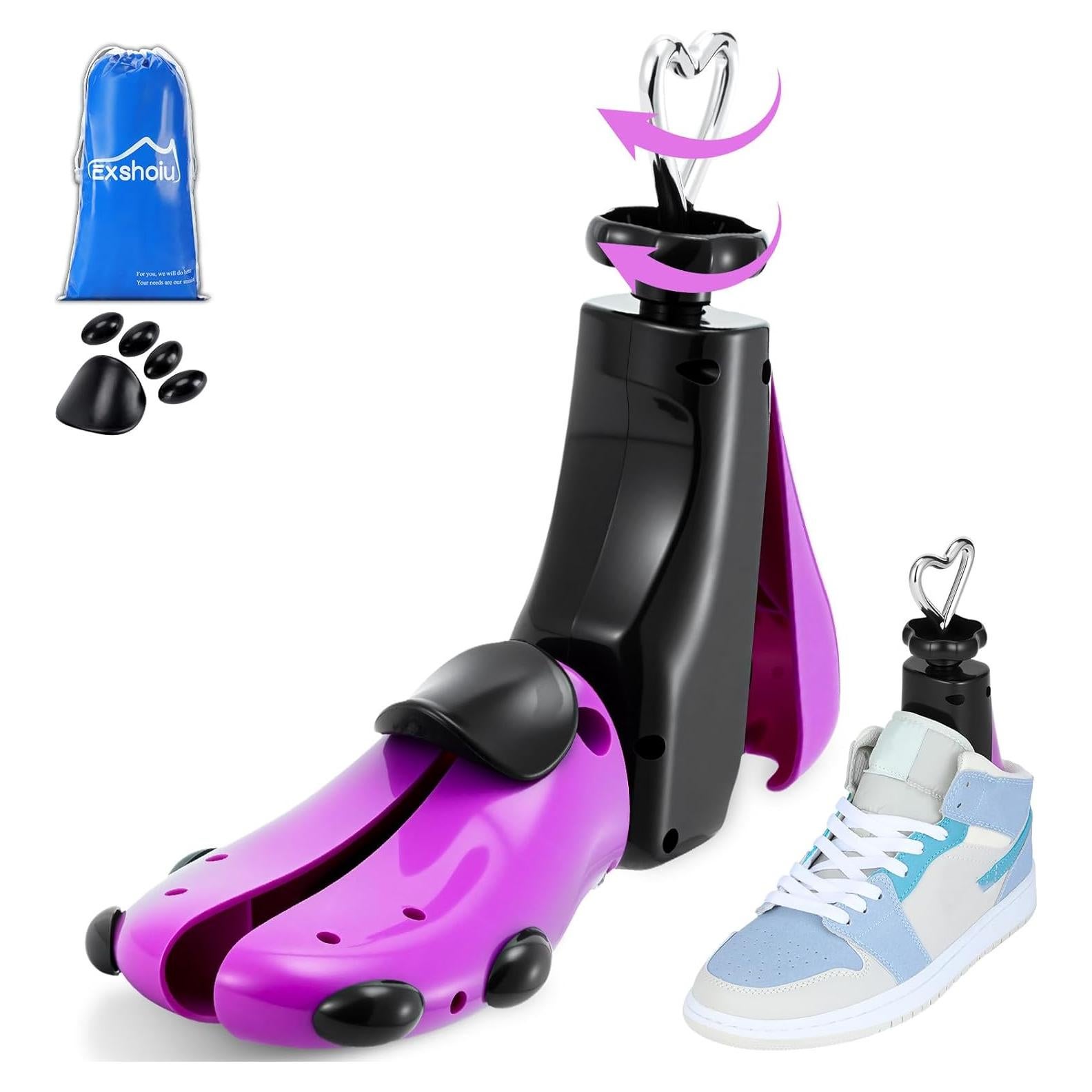 Estirador de Zapatos Ajustable 4 Vías para Hombres y Mujeres