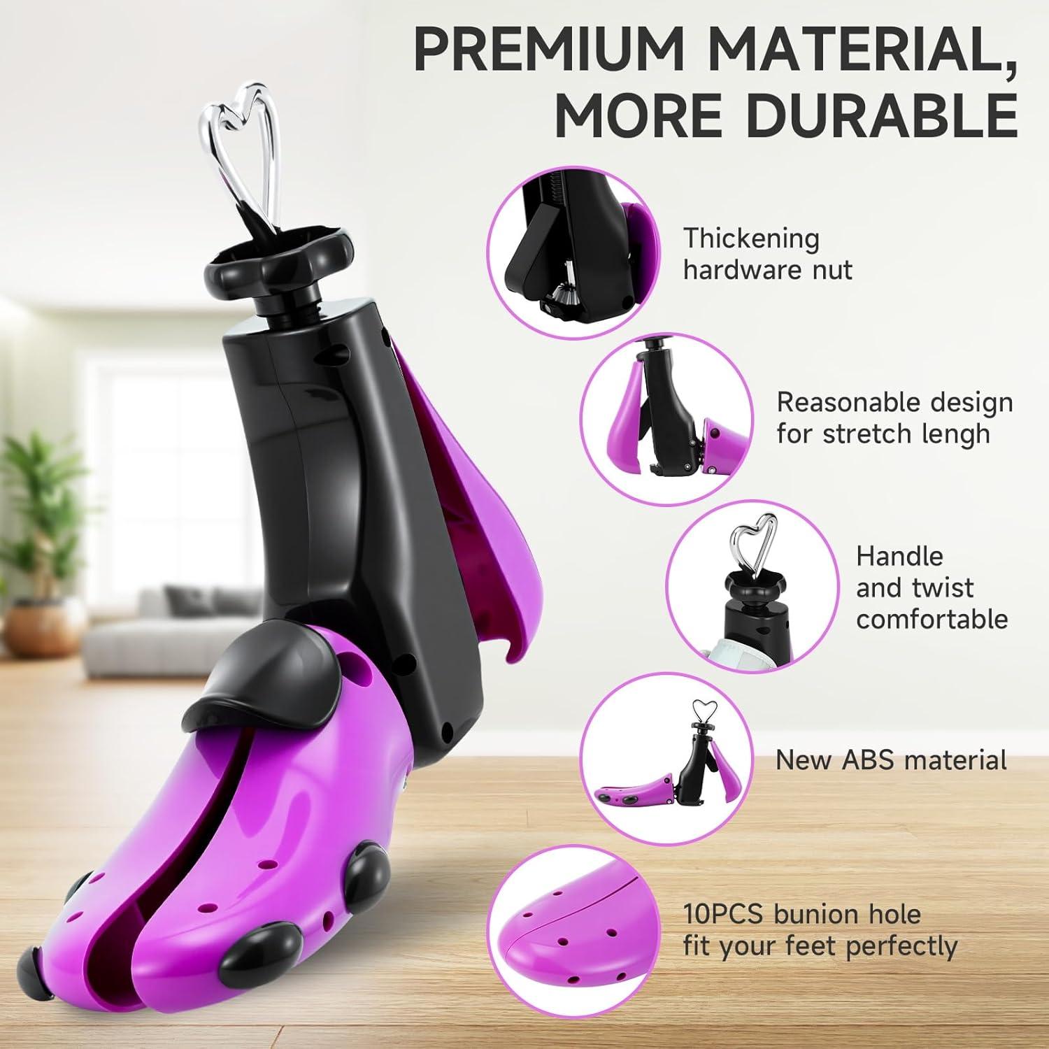 Estirador de Zapatos Ajustable 4 Vías para Hombres y Mujeres