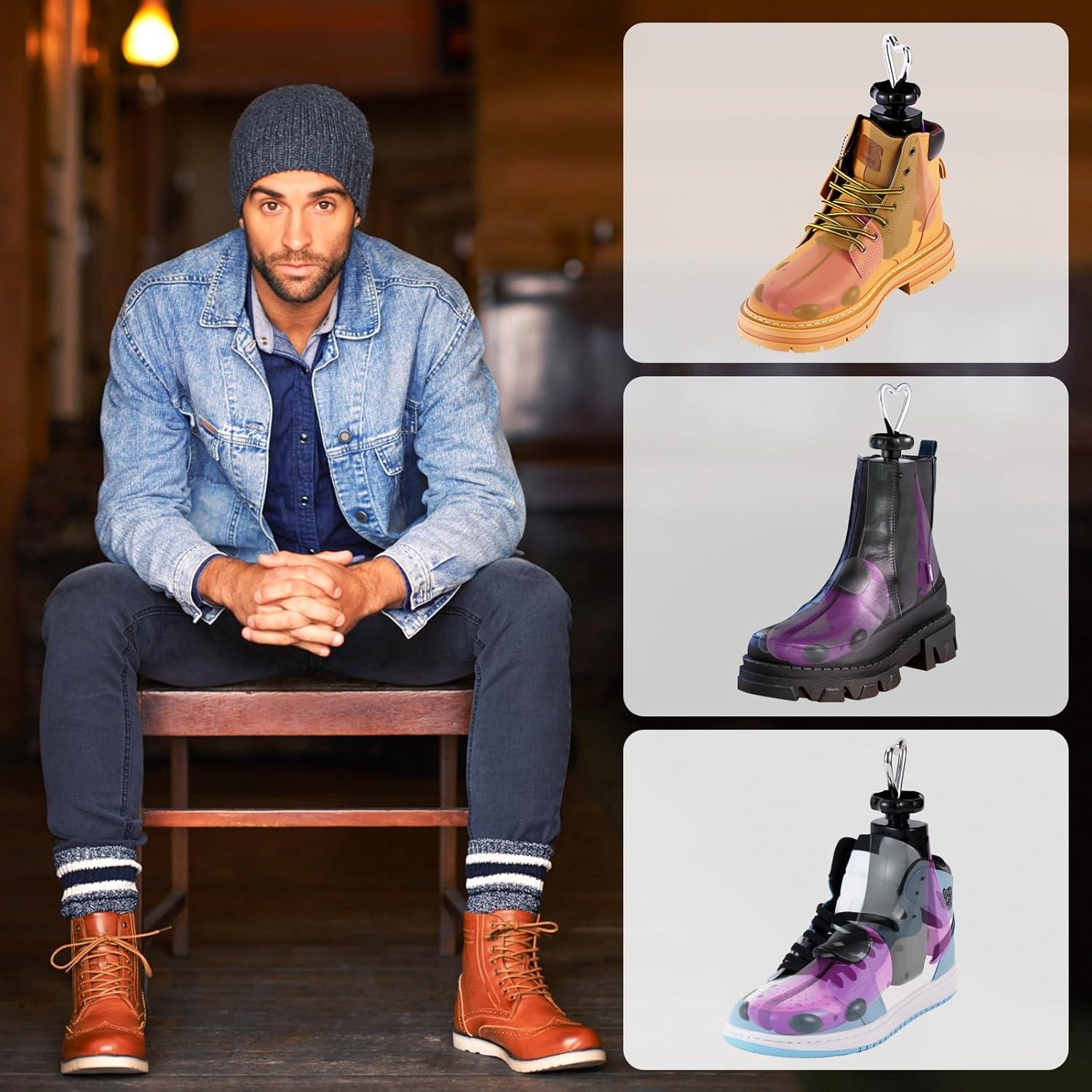 Estirador de Zapatos Ajustable 4 Vías para Hombres y Mujeres